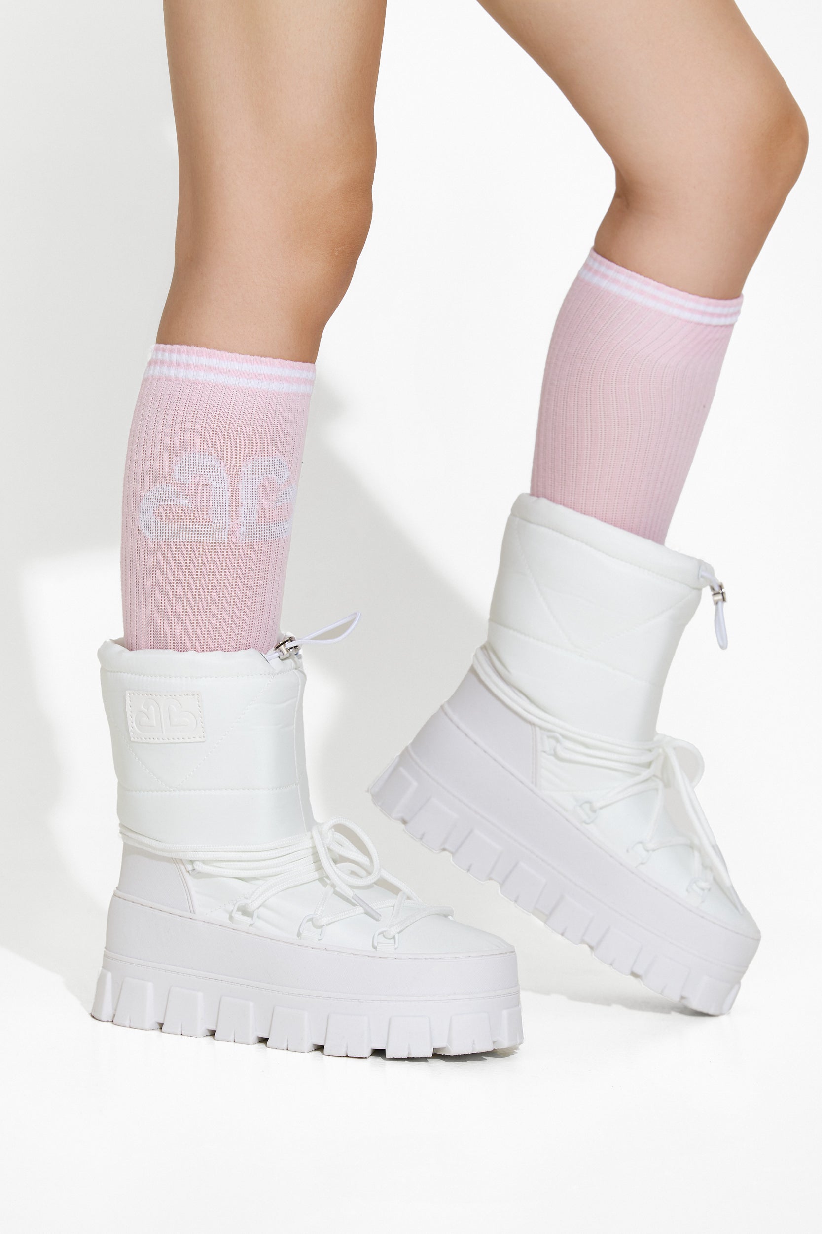 Бели дамски ски обувки Melysa Bogas