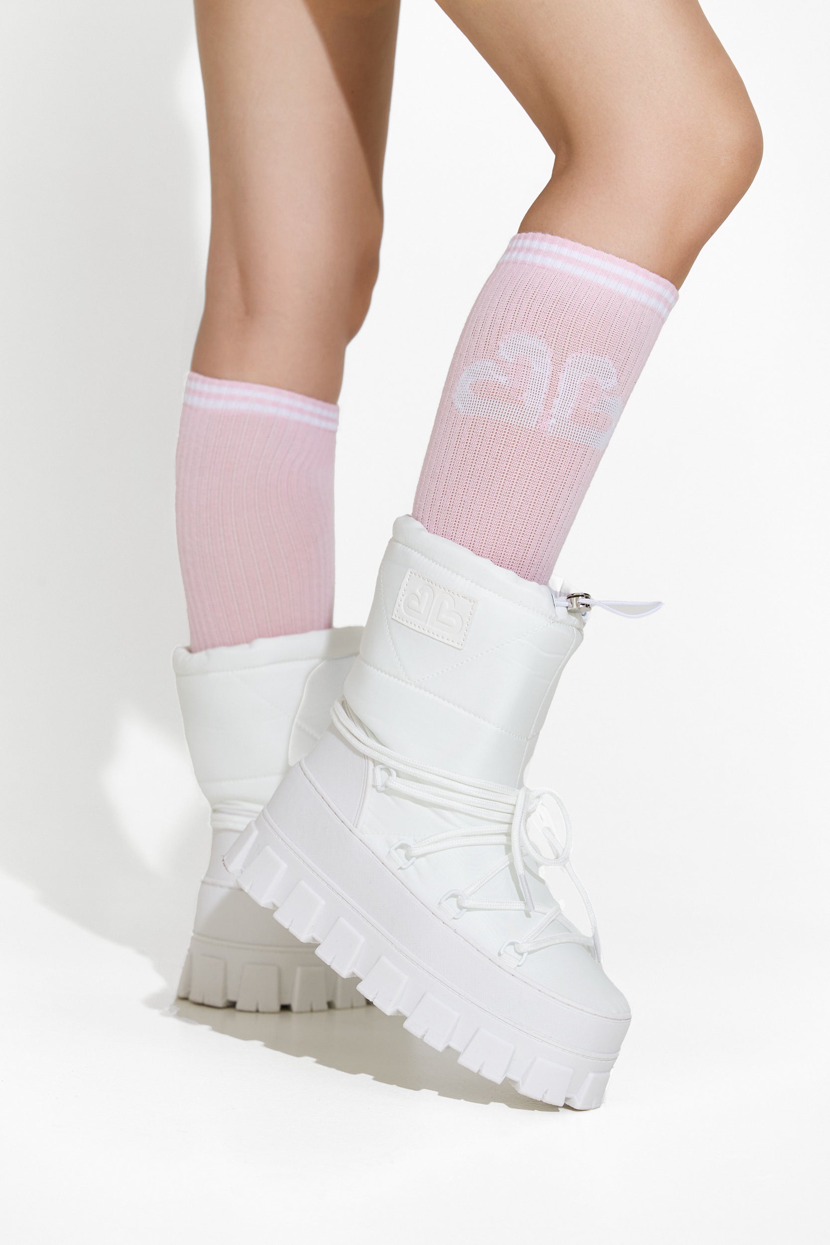 Бели дамски ски обувки Melysa Bogas