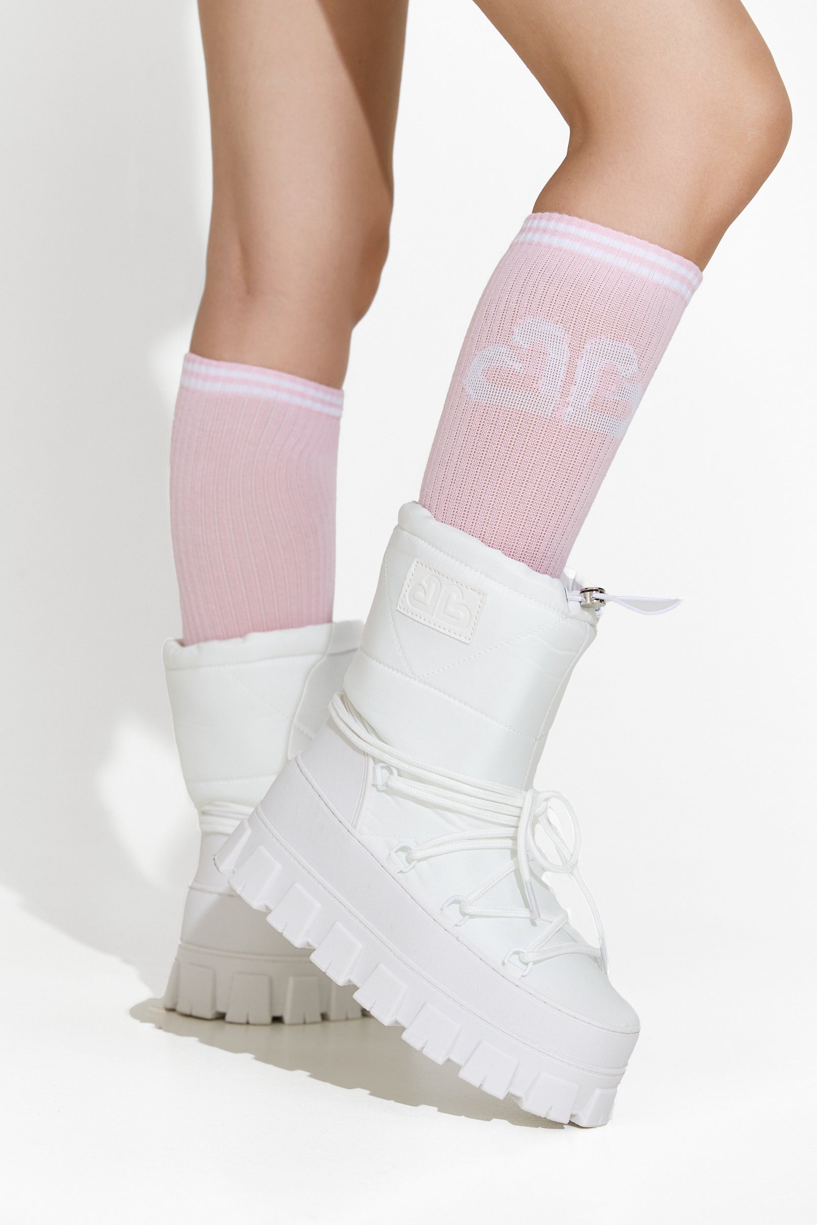 Бели дамски ски обувки Melysa Bogas