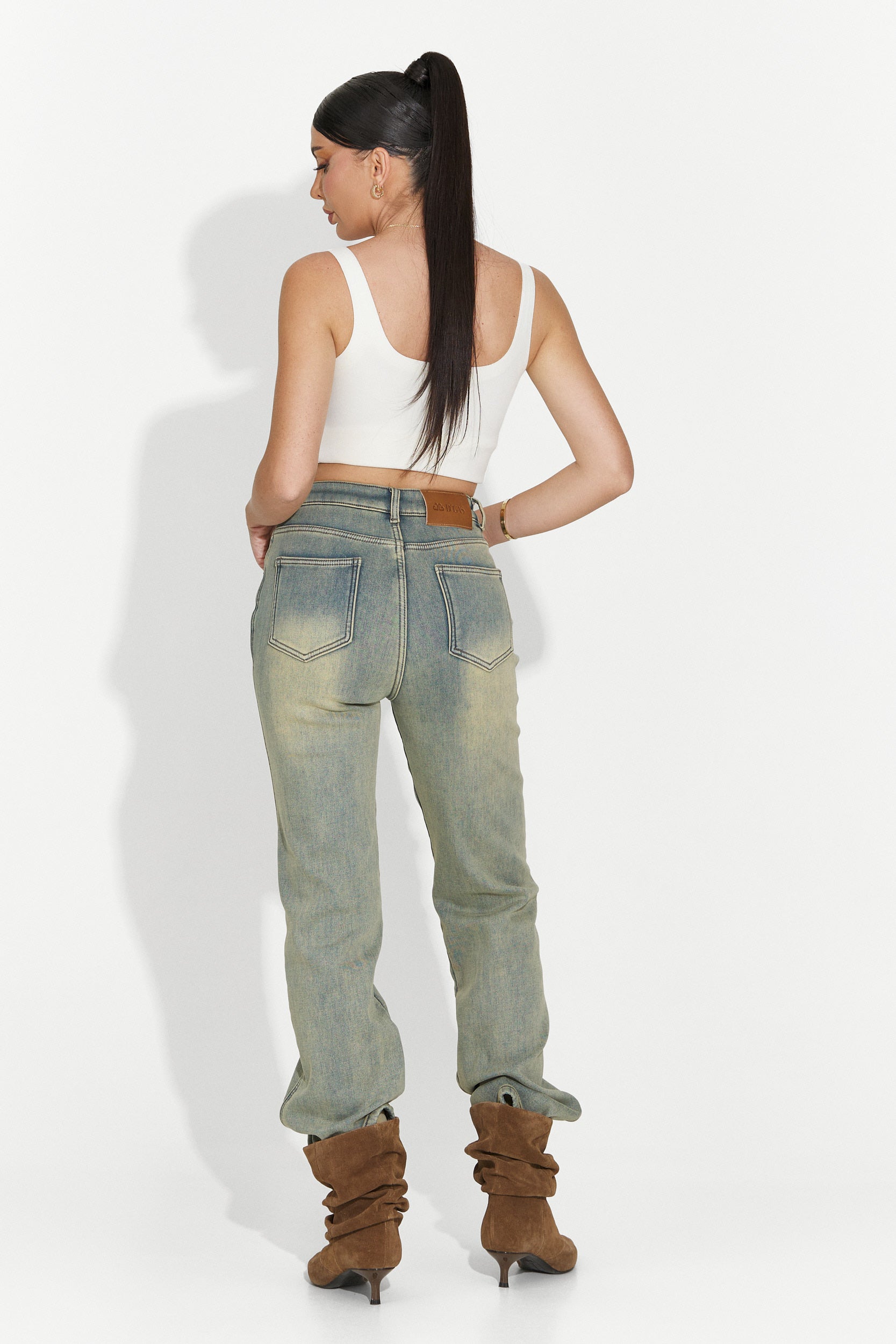 Сини дамски ежедневни дънки Brisia Bogas