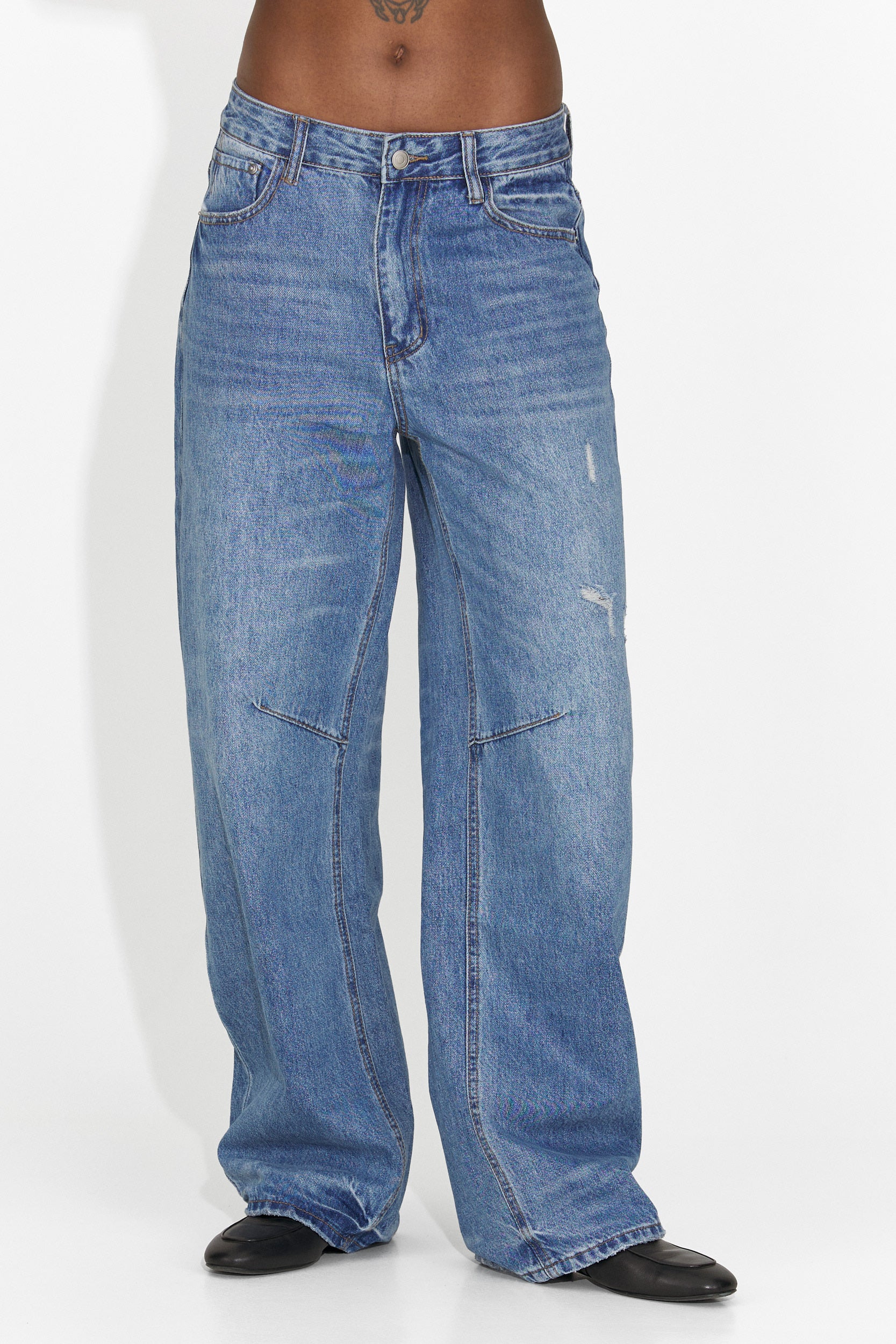 Дамски ежедневни сини дънки Hanina Bogas