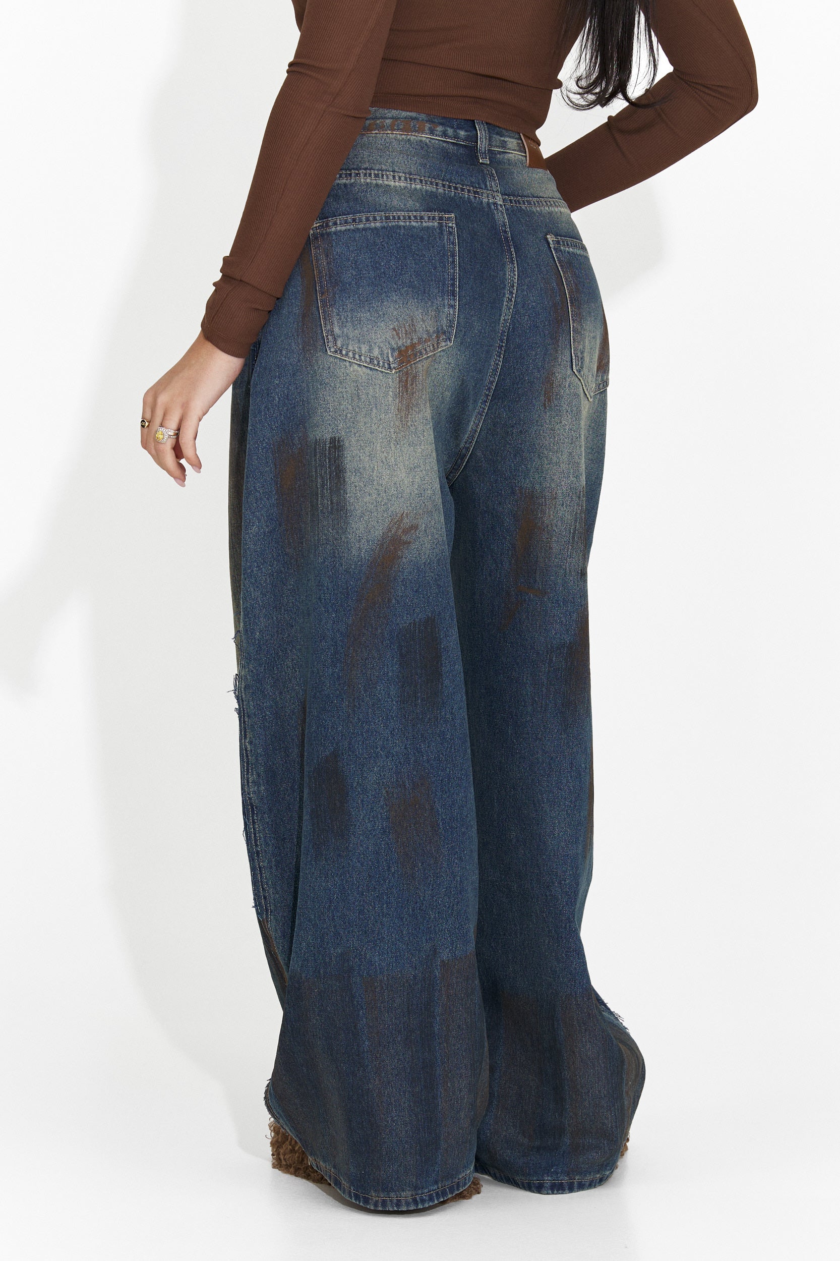 Сини дамски ежедневни дънки Timina Bogas