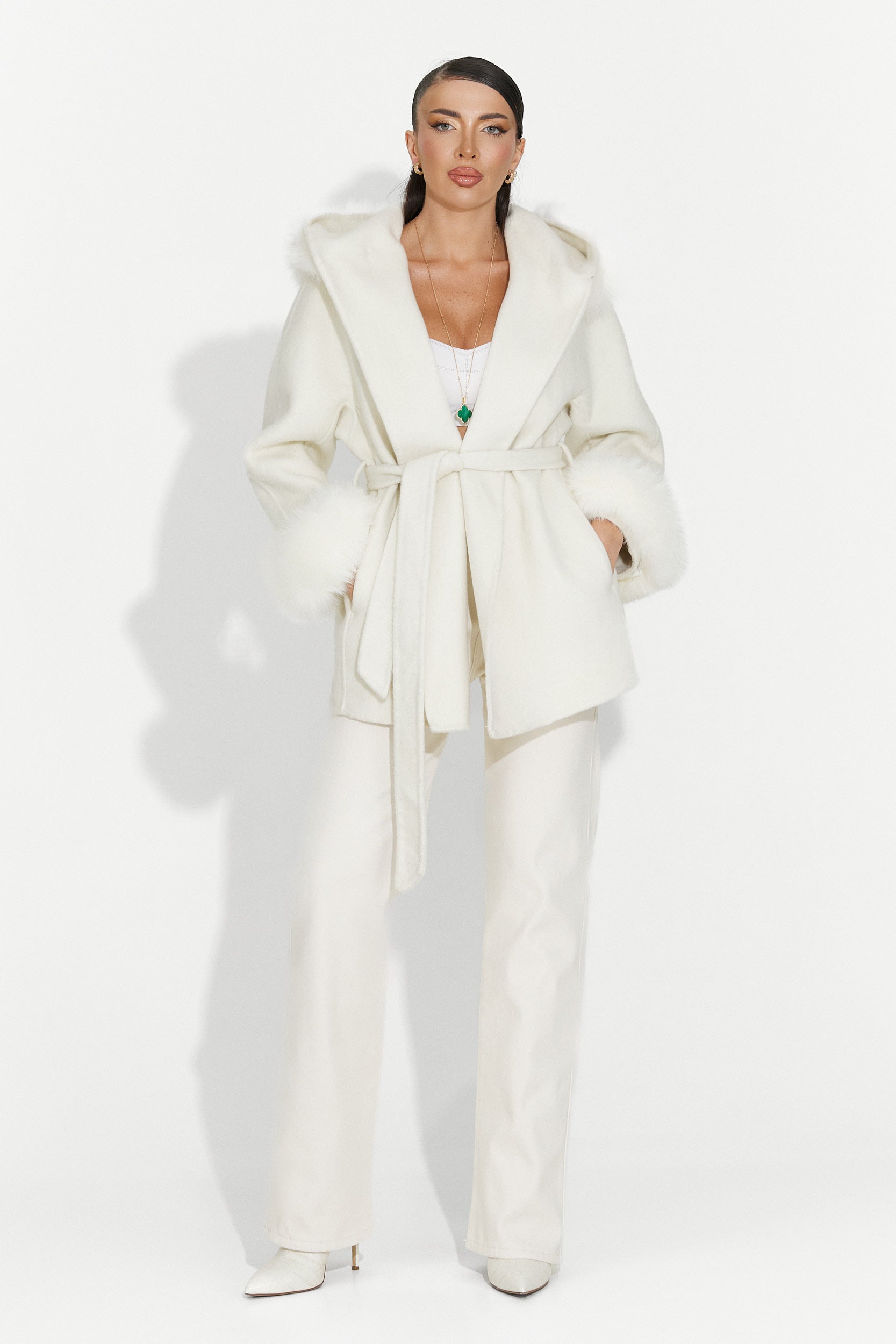 Дамски ежедневни бежови дънки Brisia Bogas