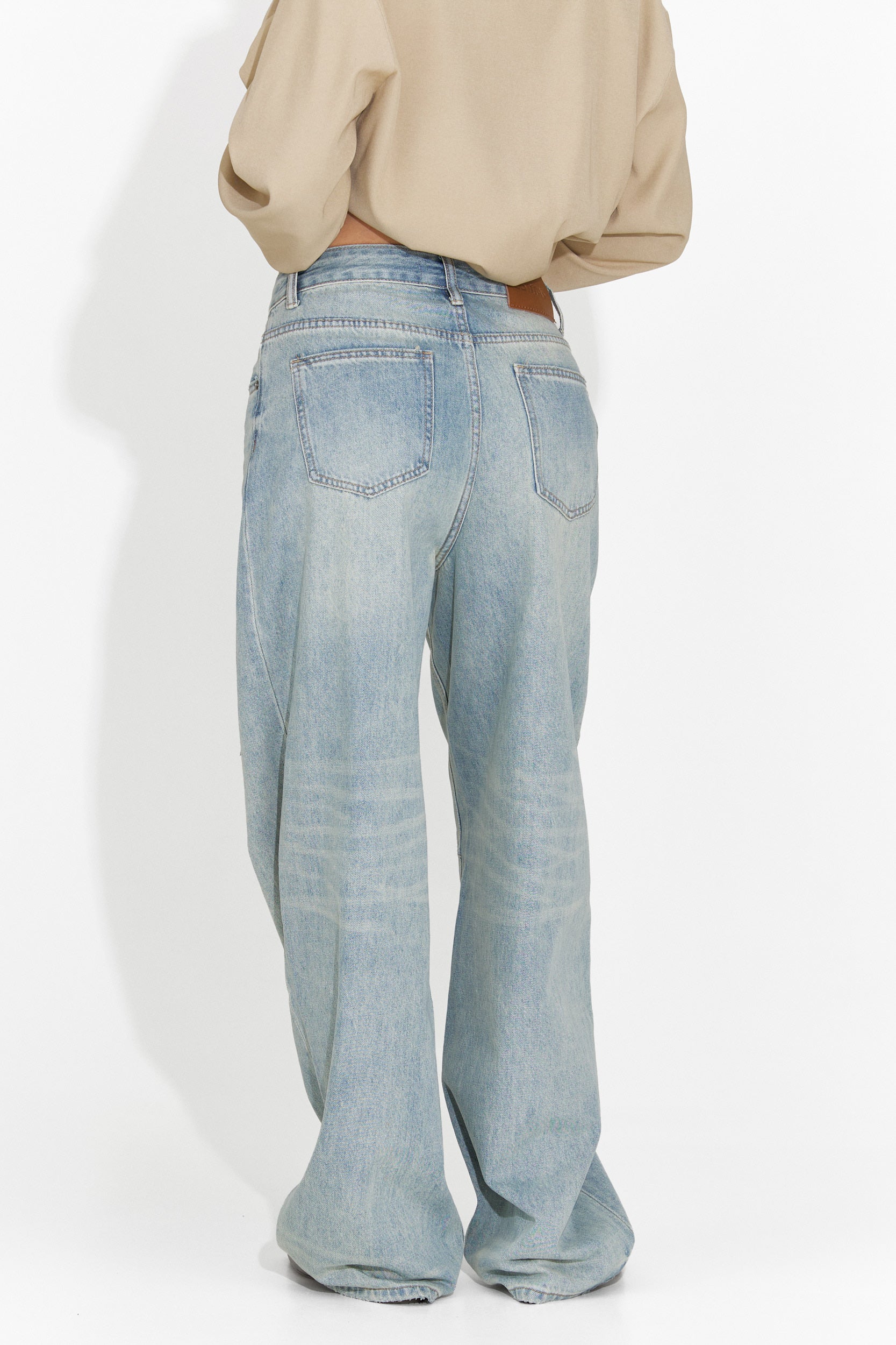 Дамски ежедневни светлосини дънки Hanina Bogas