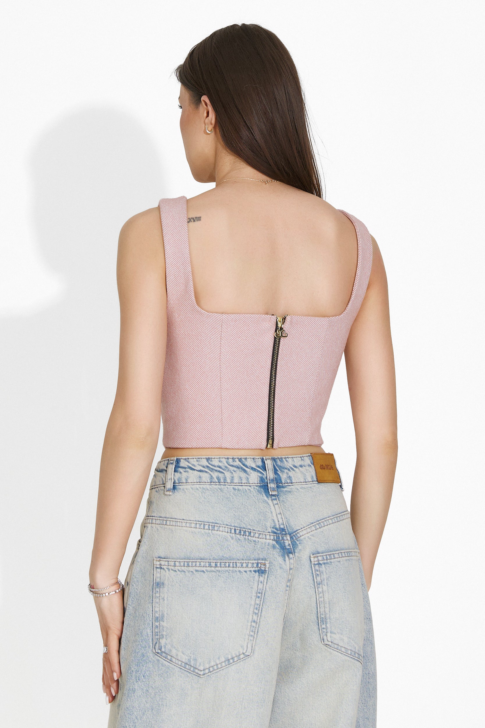 Дамски casual дънки синьо Karysa Bogas