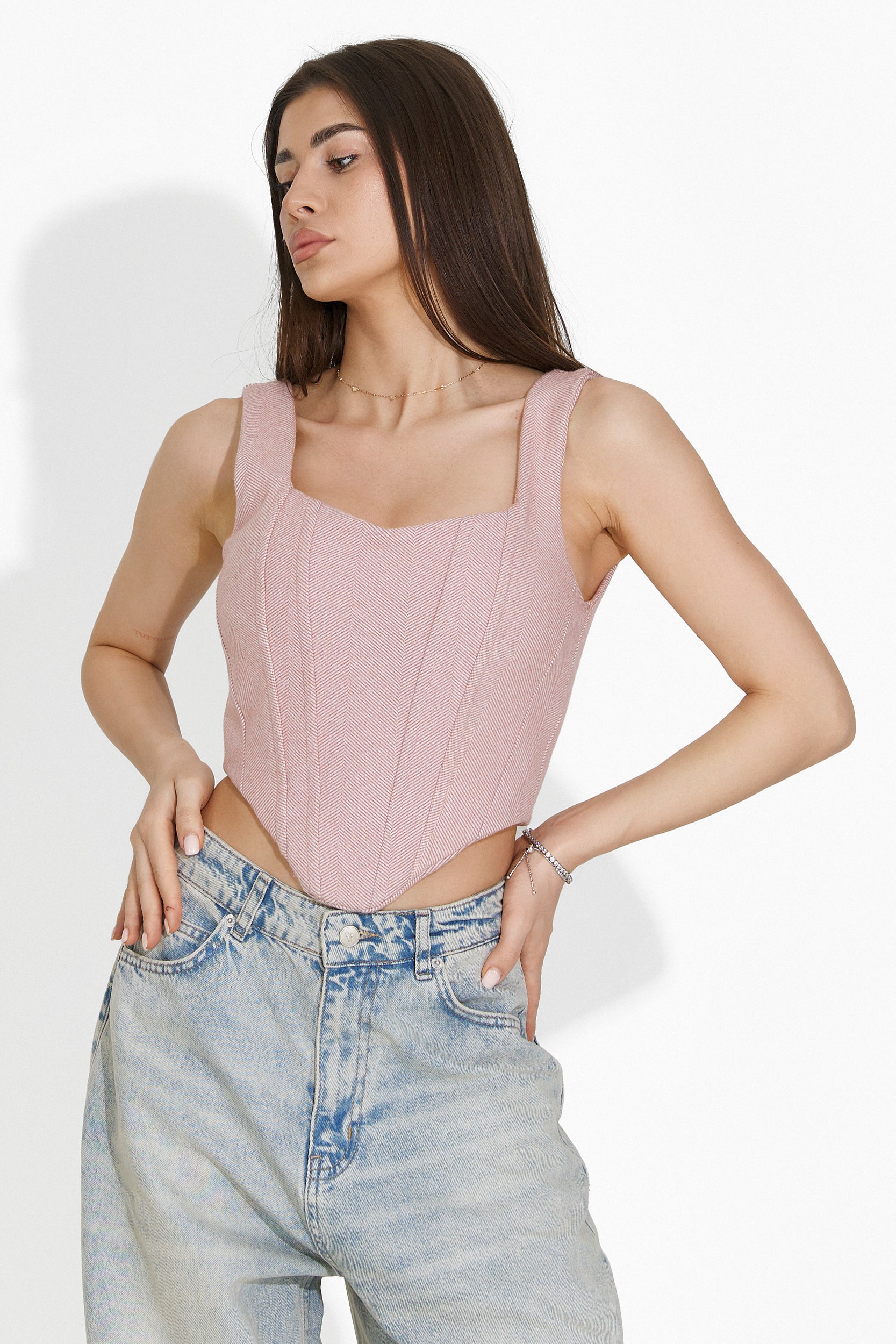 Дамски casual дънки синьо Karysa Bogas