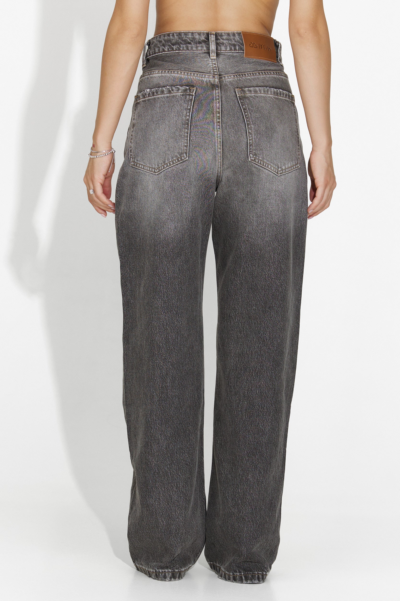 Дамски кежуал сиви дънки Semika Bogas