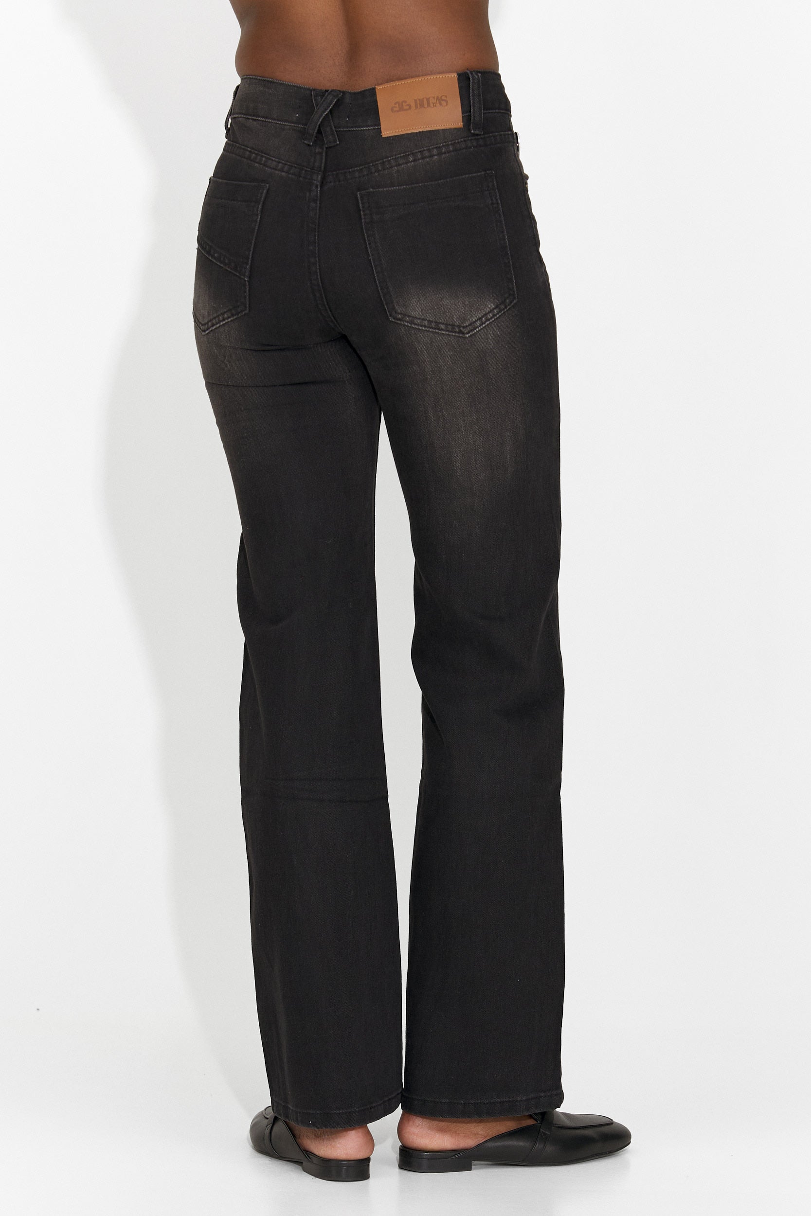 Дамски ежедневни черни дънки Adeia Bogas