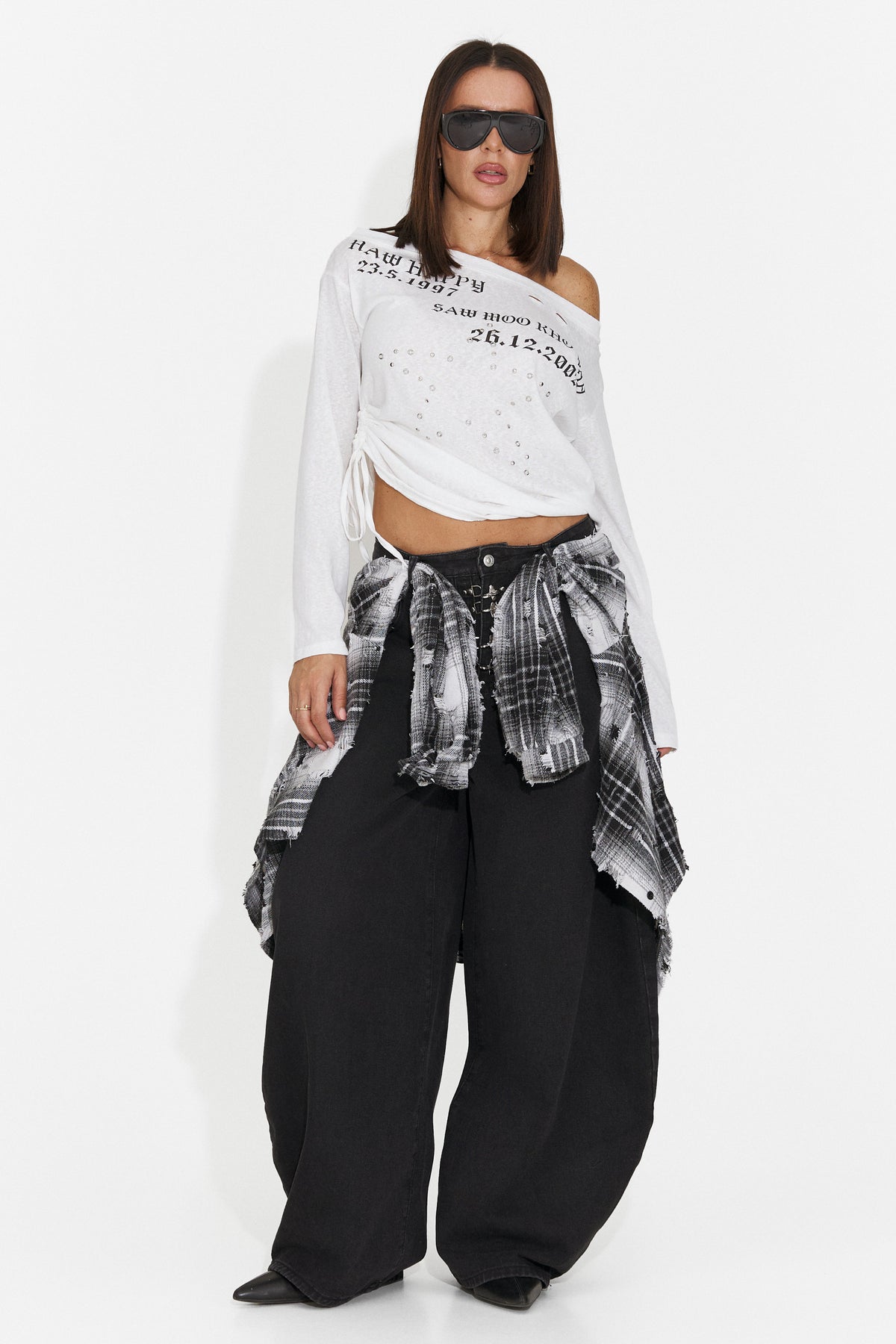 Bluza casual alba Hosioesia Bogas