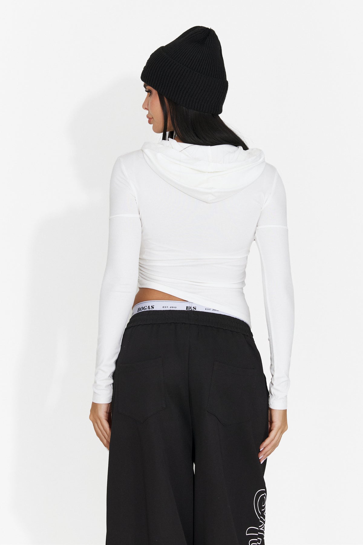 Bluza casual alba Pranolaira Bogas