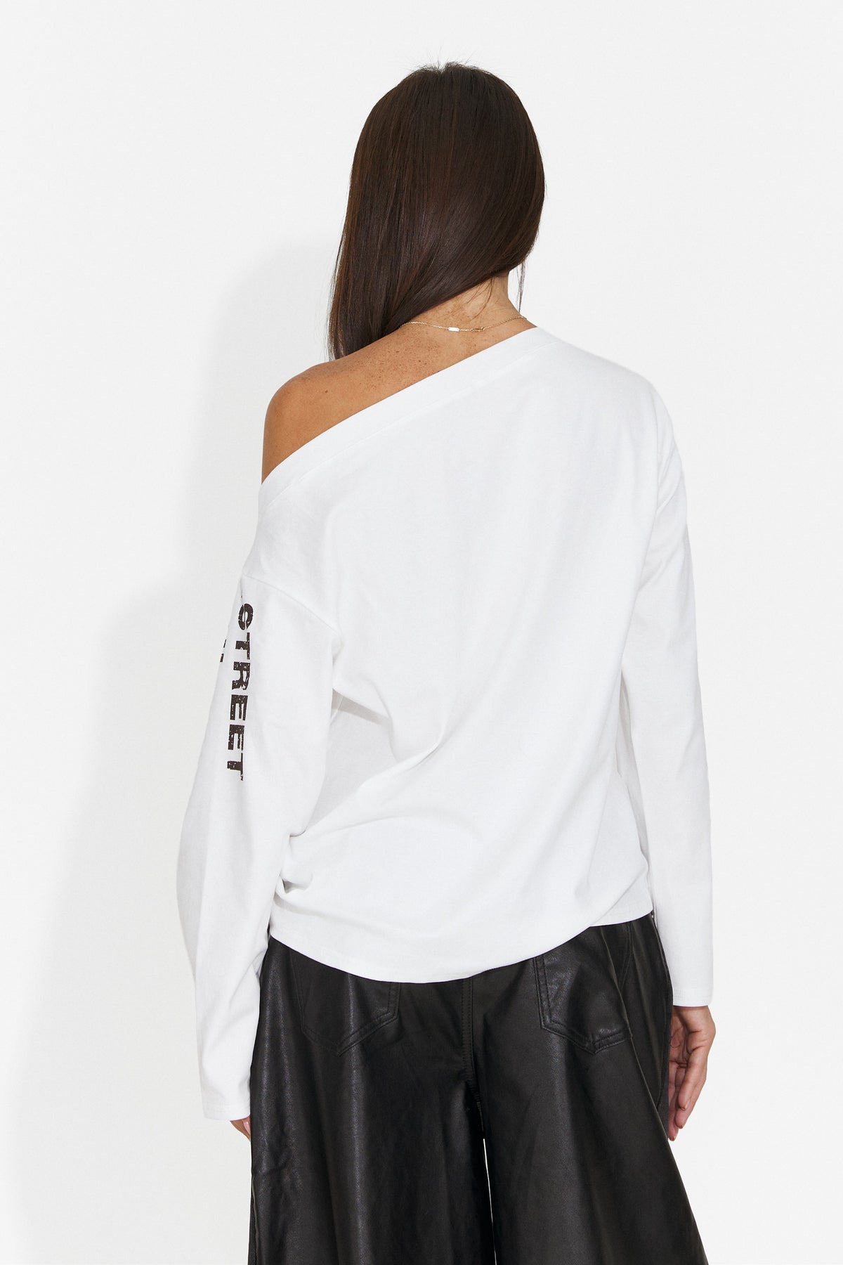 Bluza casual alba Scasivoalia Bogas