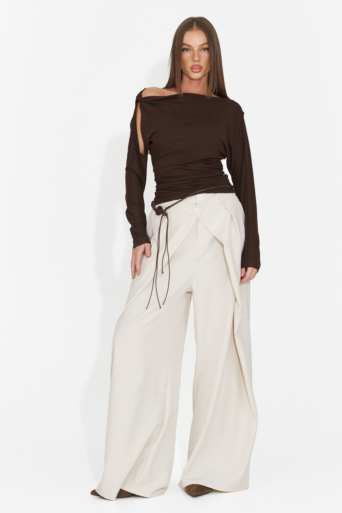Bluza casual maro Niluova Bogas