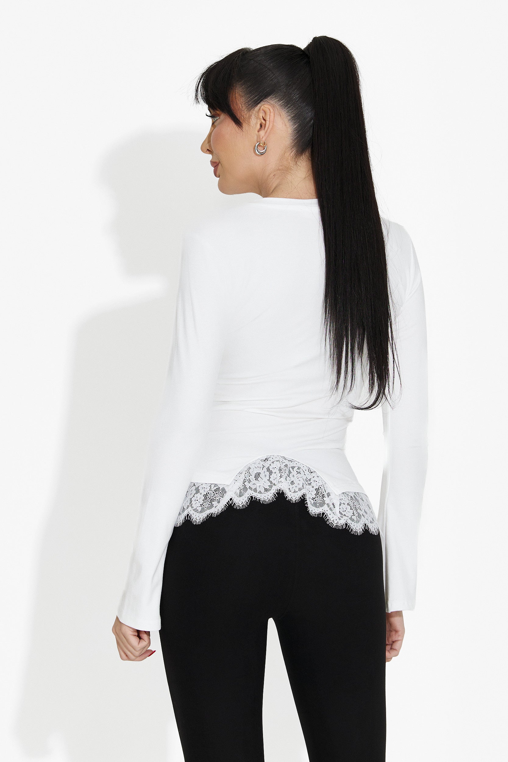 Блуза дамска ежедневна бяла Daiela Bogas