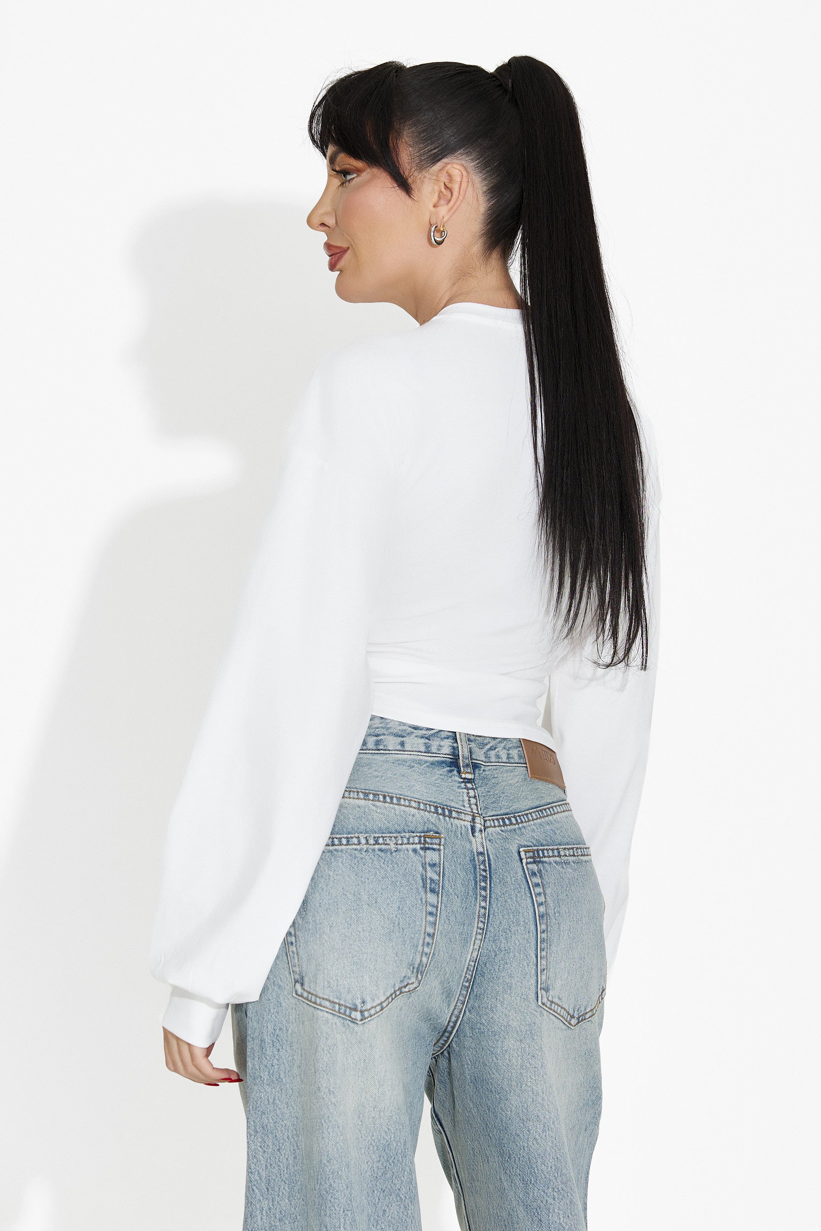 Блуза дамска ежедневна бяла Tivora Bogas