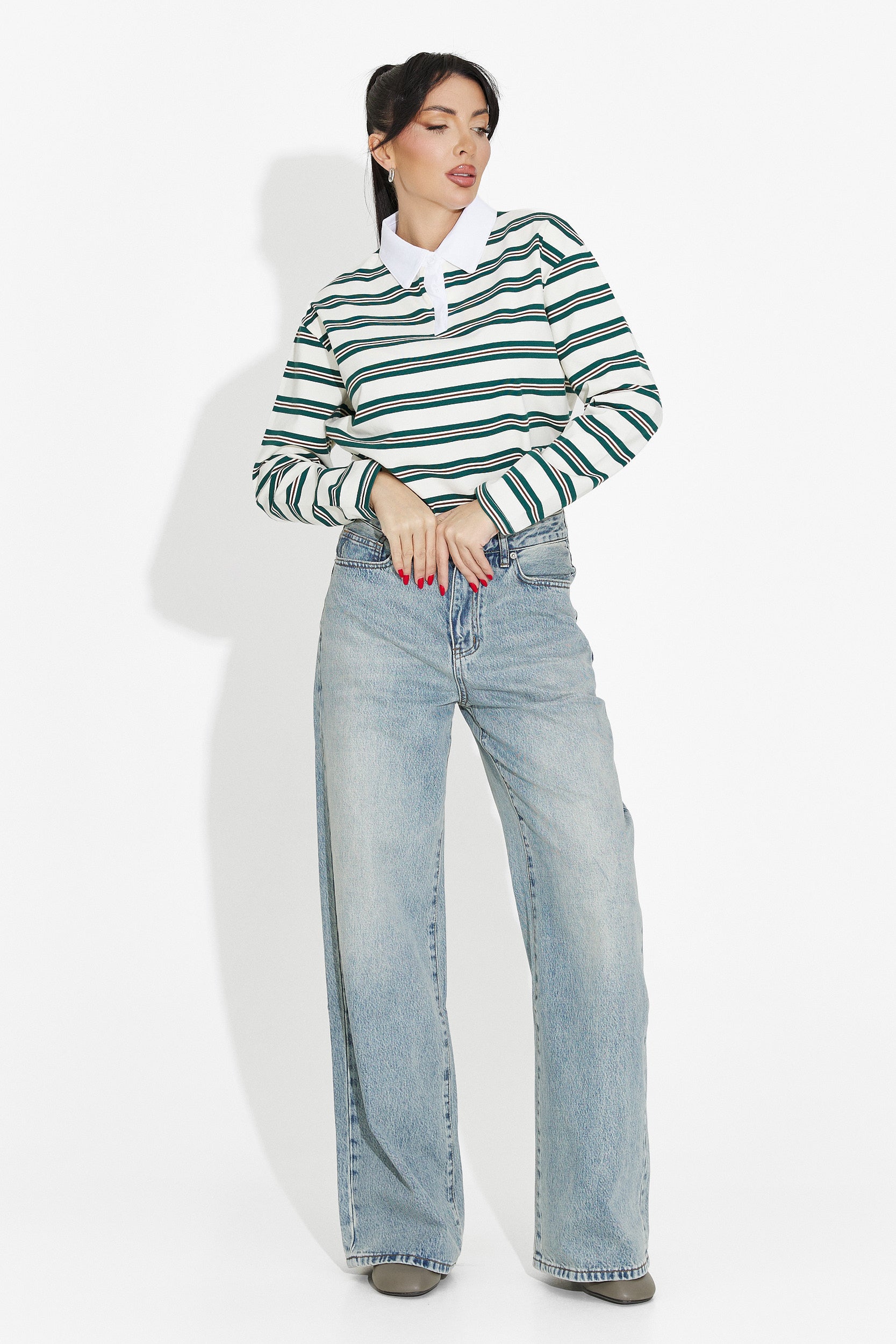 Дамска ежедневна блуза бежова Paloma Bogas