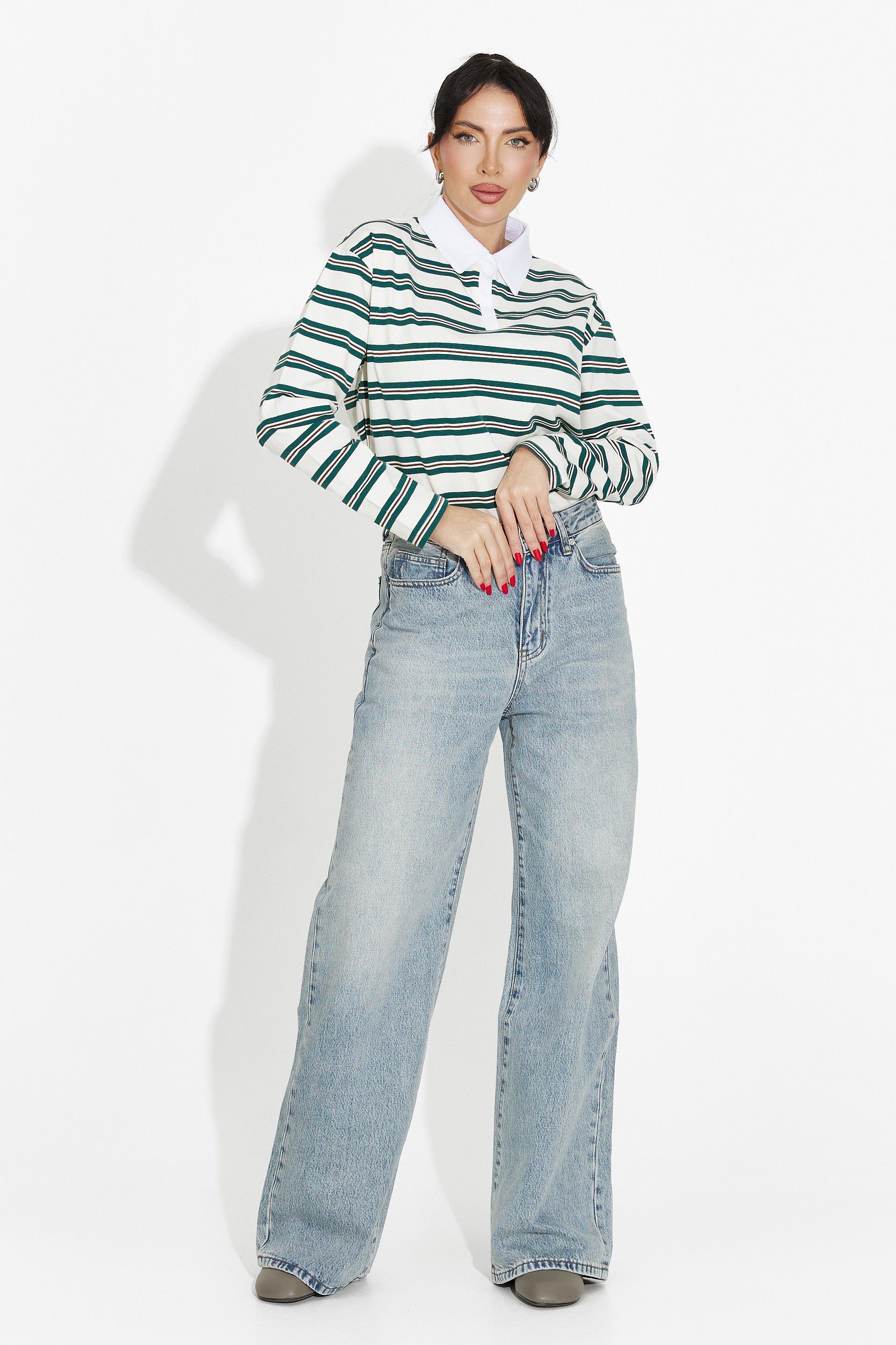 Дамска ежедневна блуза бежова Paloma Bogas