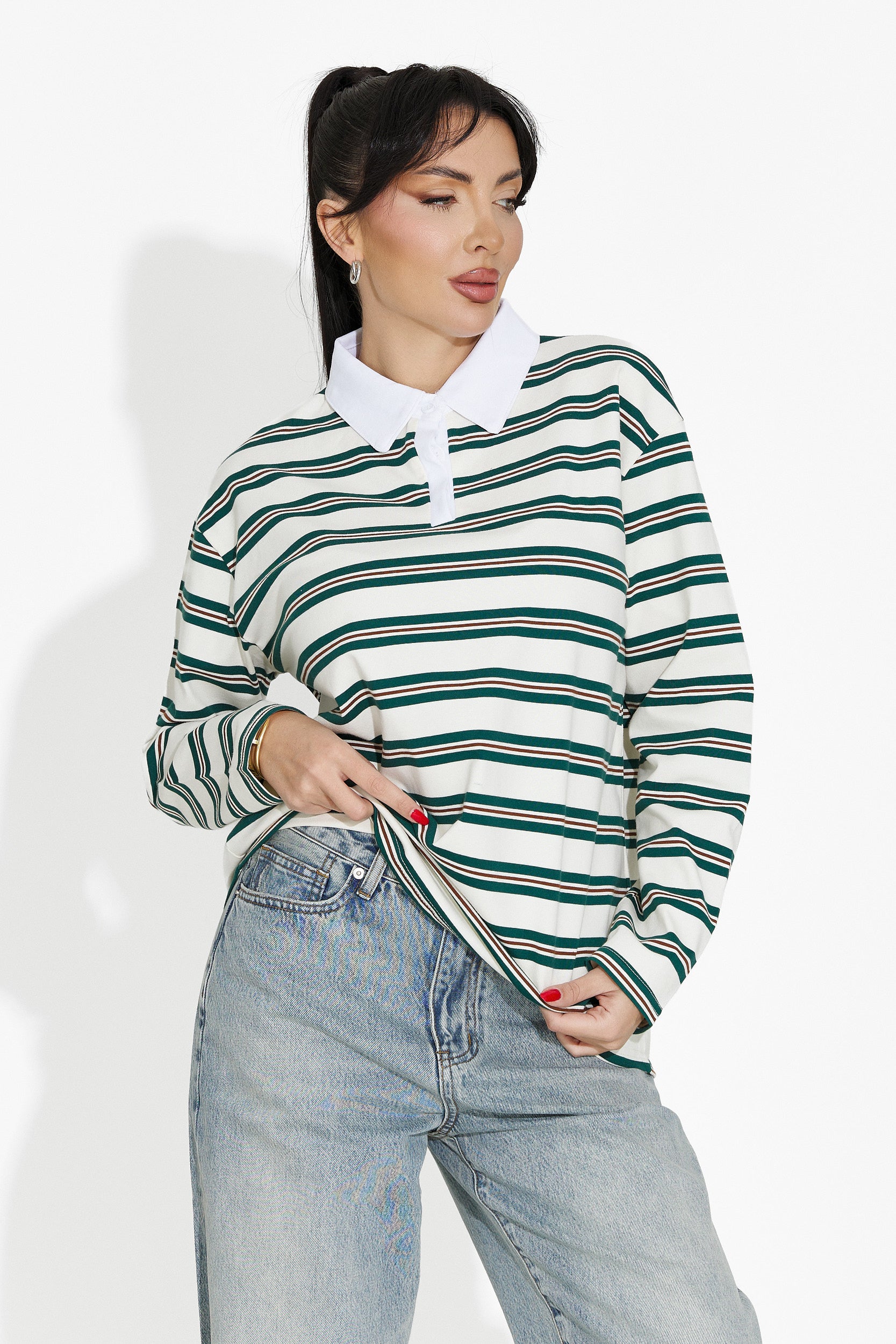 Дамска ежедневна блуза бежова Paloma Bogas