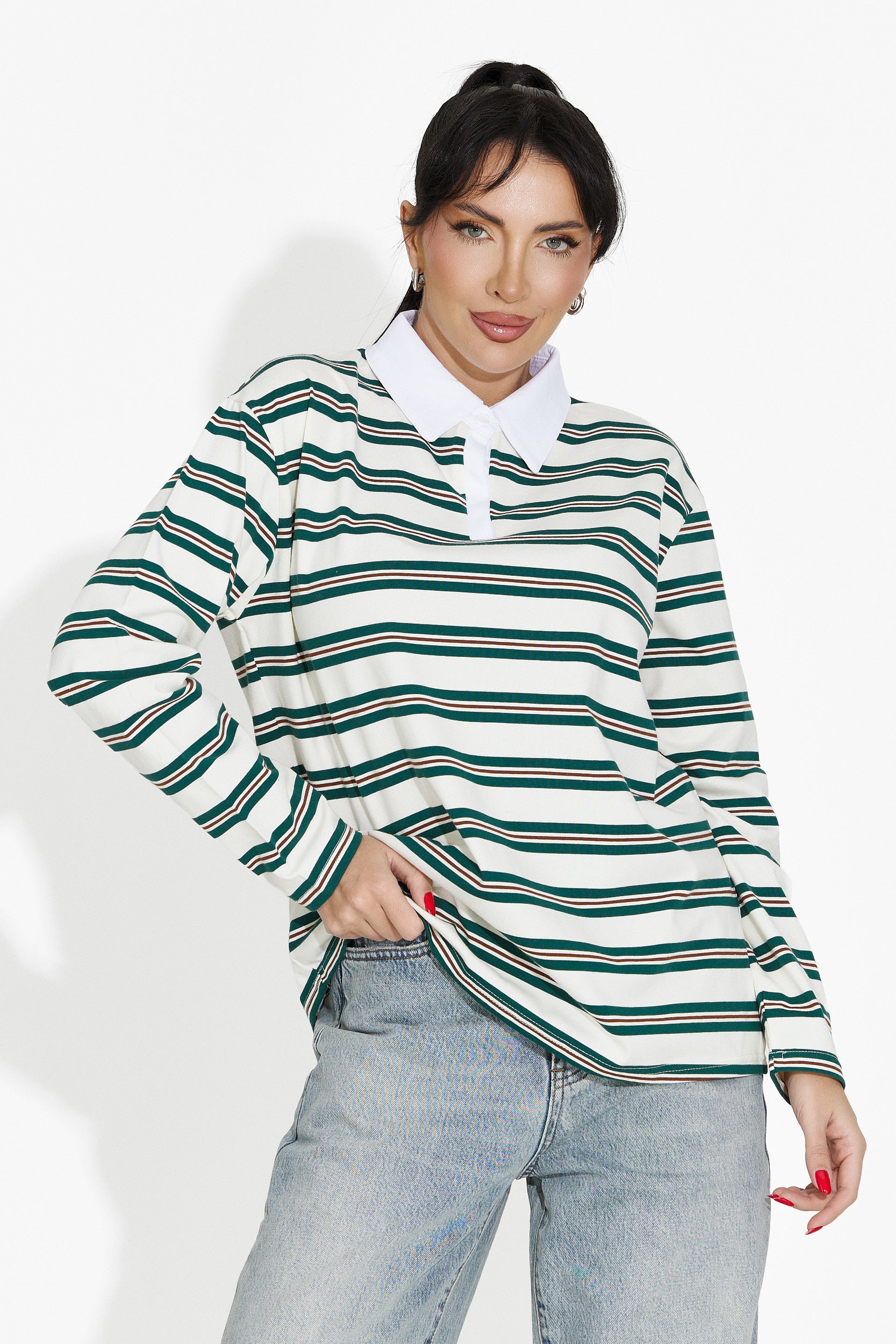 Дамска ежедневна блуза бежова Paloma Bogas