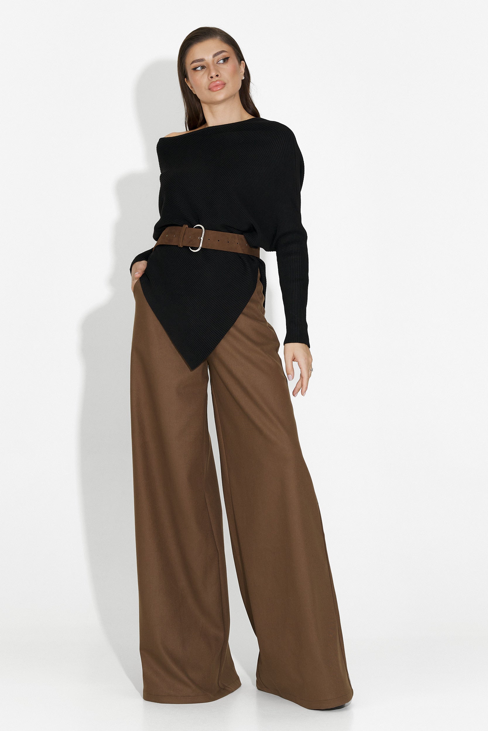 Черна дамска блуза за ежедневие Vedala Bogas