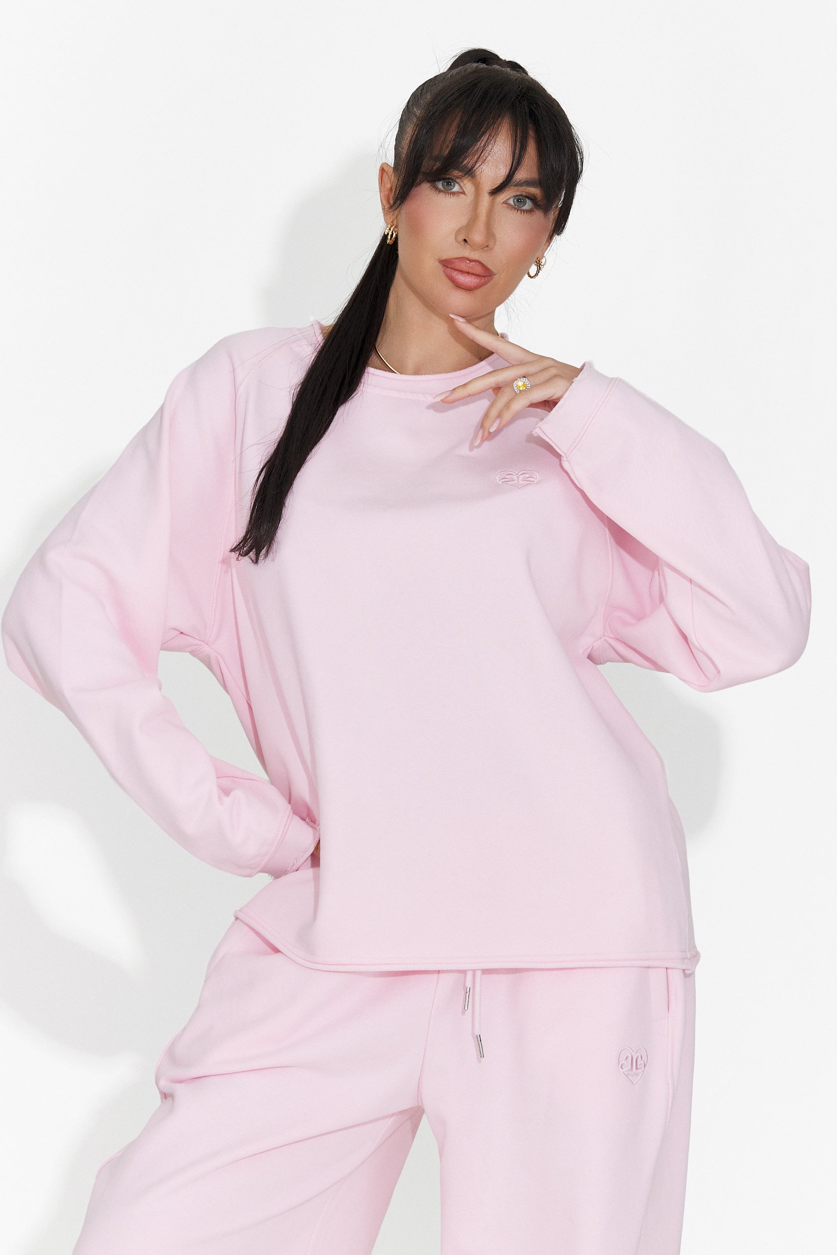 Дамска блуза ежедневна розова Kapia Bogas