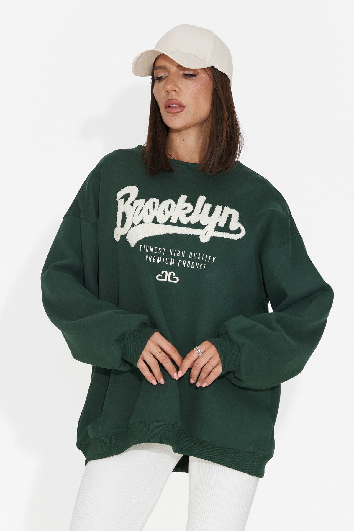 Bluza verde Leroialia Bogas