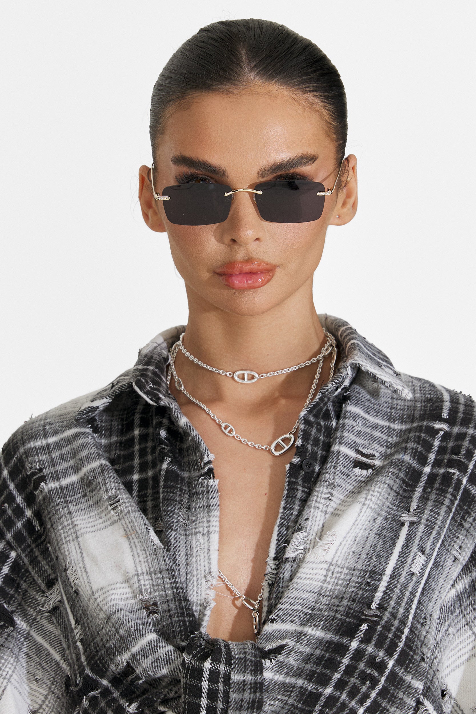 Ochelari dama de soare negru Ansel Bogas