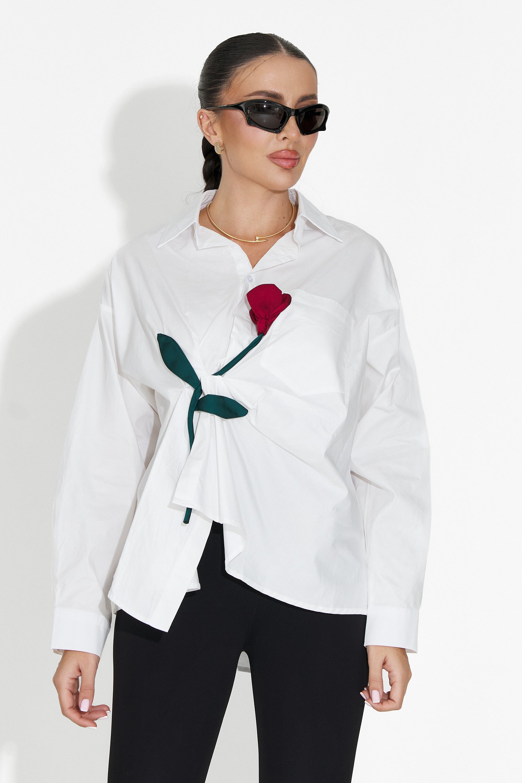 Дамска спортна бяла риза Elaris Bogas