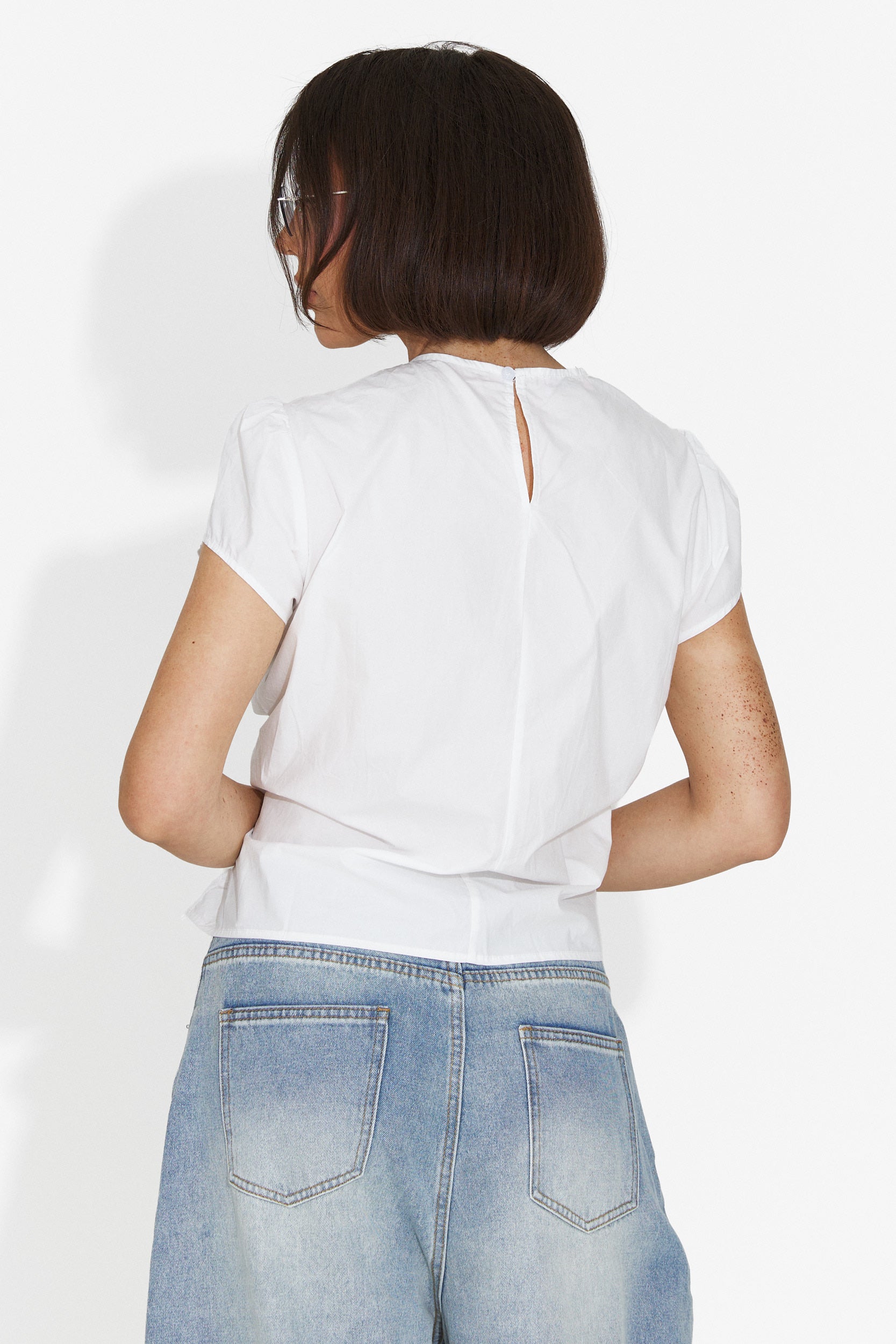 Camasa dama casual alba Zewed Bogas