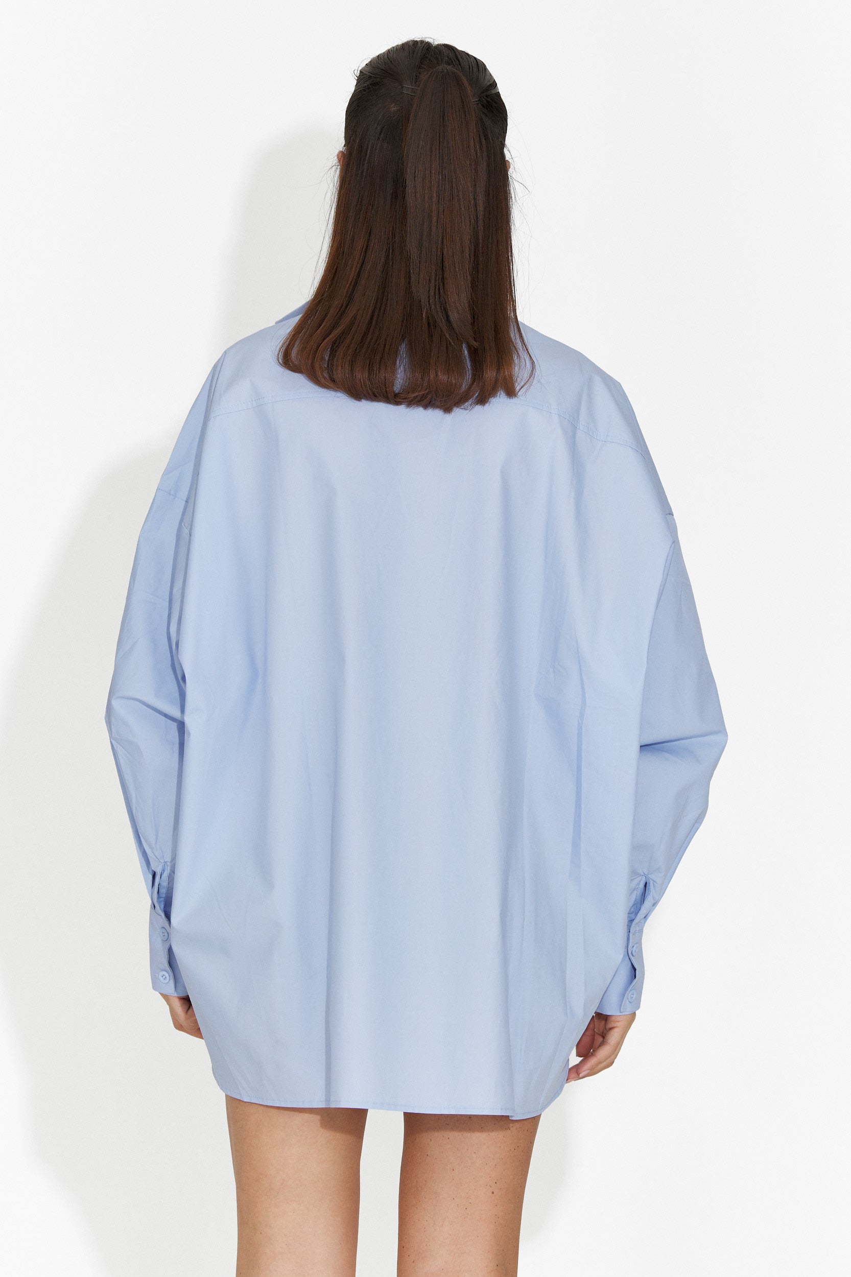 Дамска ежедневна риза светлосиня Abrienda Bogas