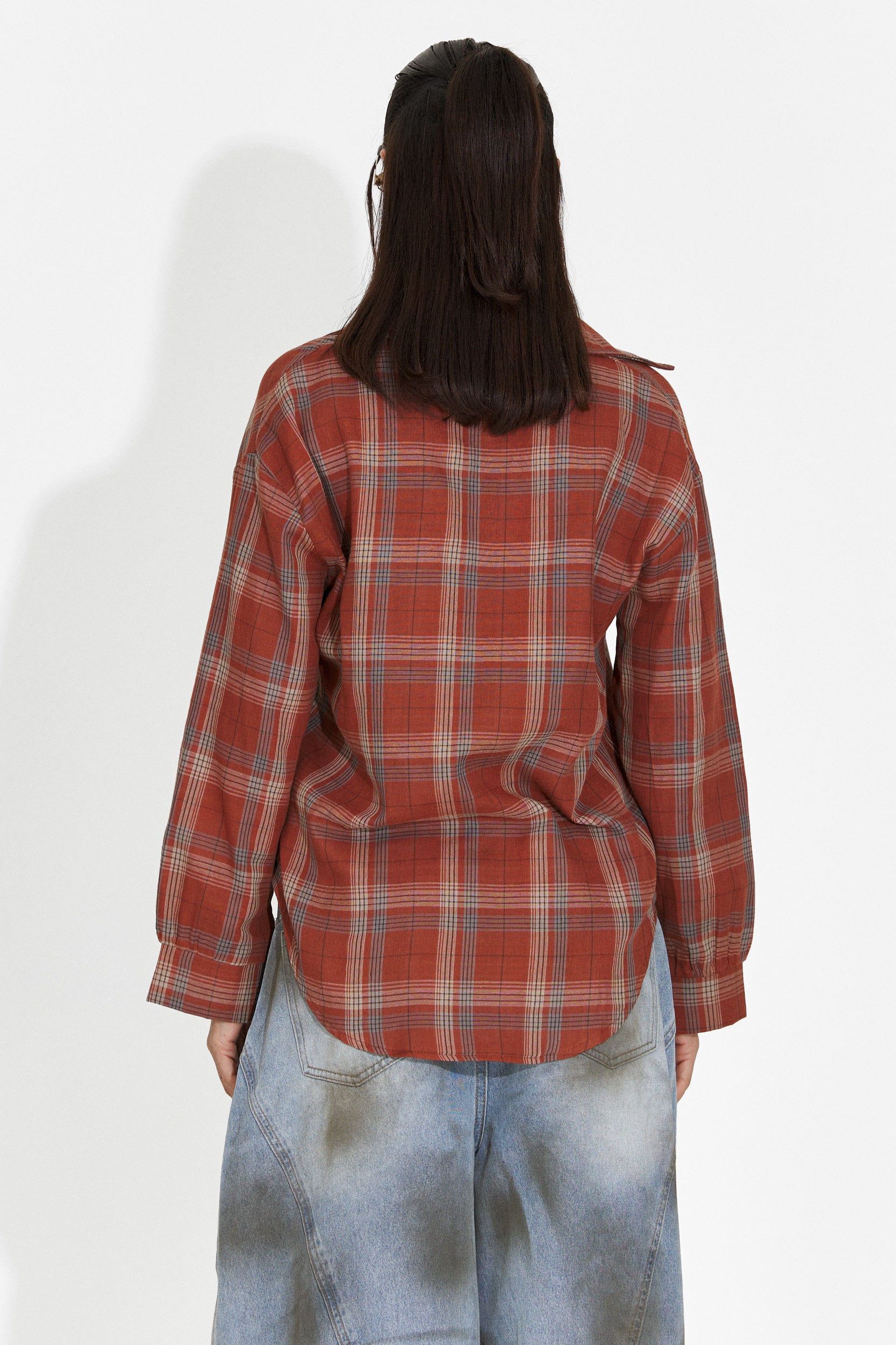 Camasa dama casual caramiziu Barcely Bogas