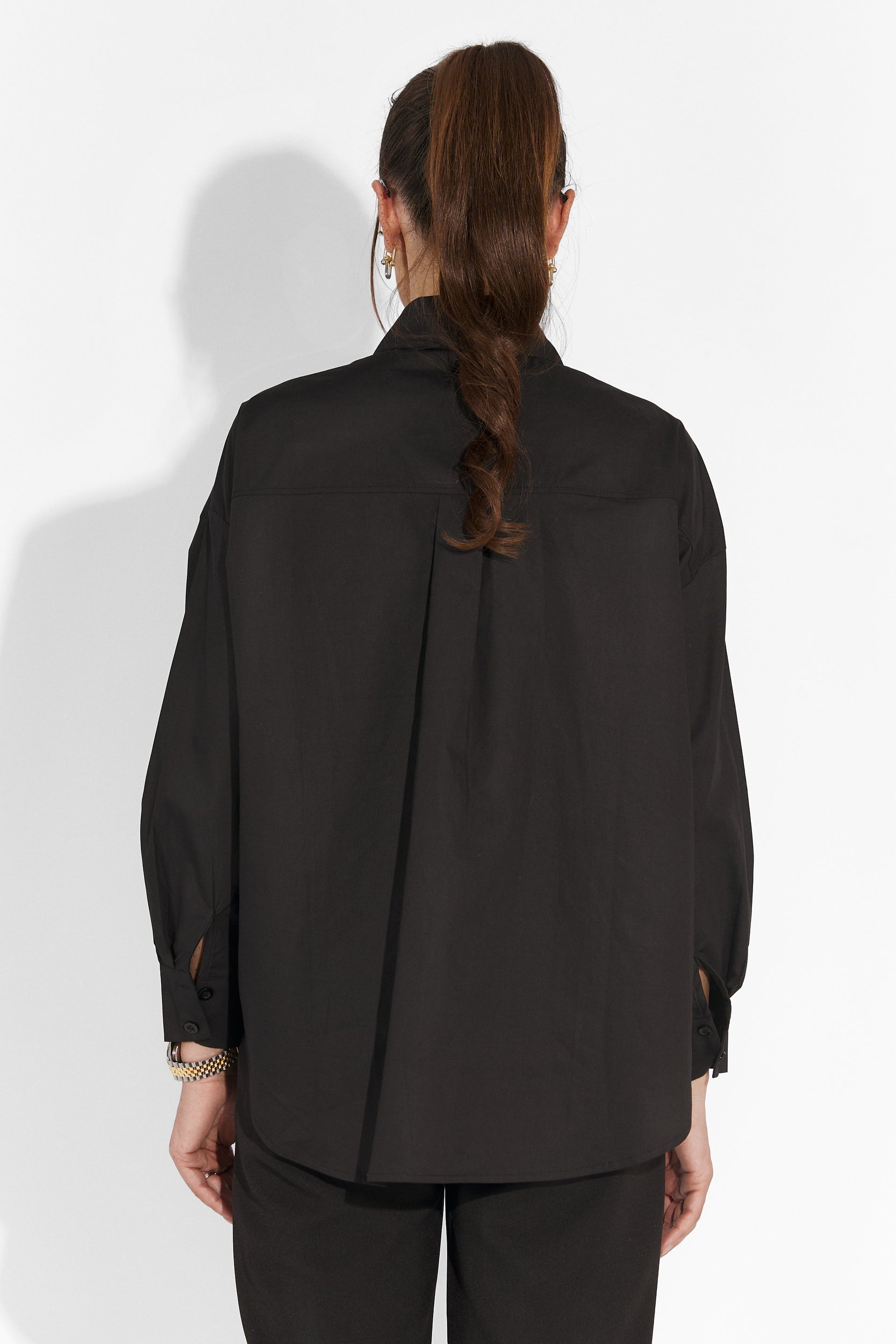 Camasa dama casual neagra Brendan Bogas