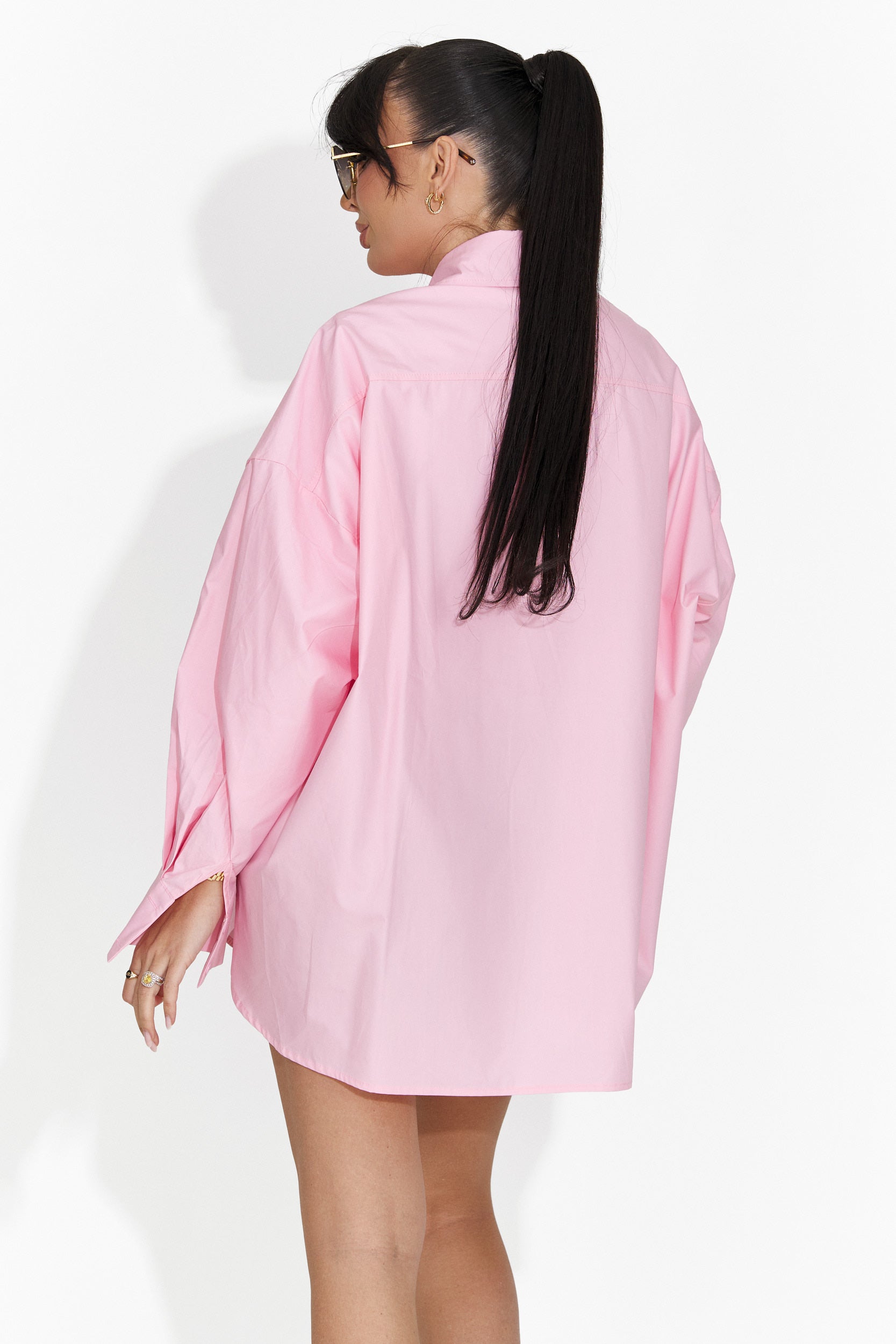 Дамска ежедневна розова риза Abrienda Bogas