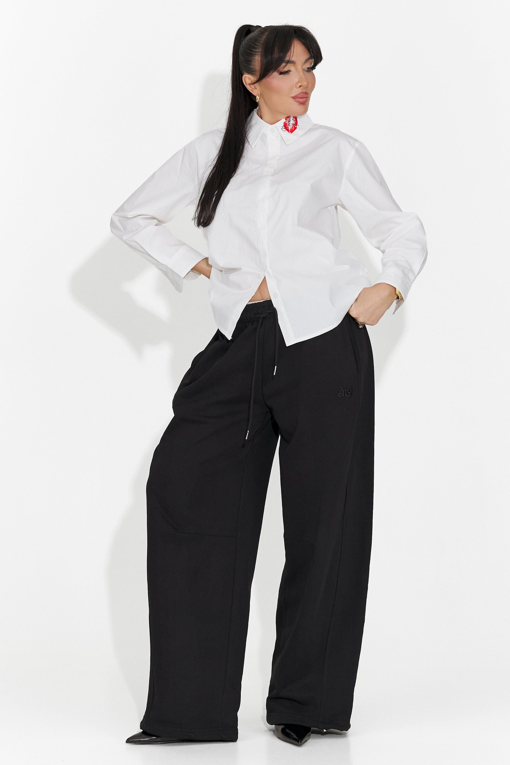 Елегантна дамска риза в бяло Sienara Bogas