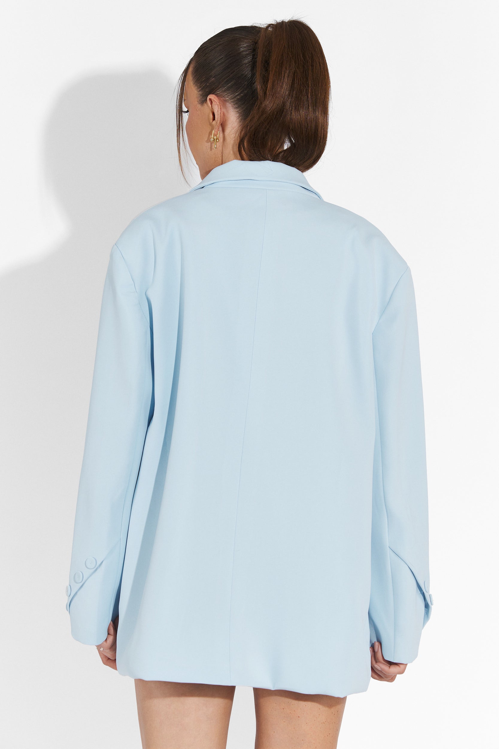 Комплект с къси сини панталони Smozy Bogas