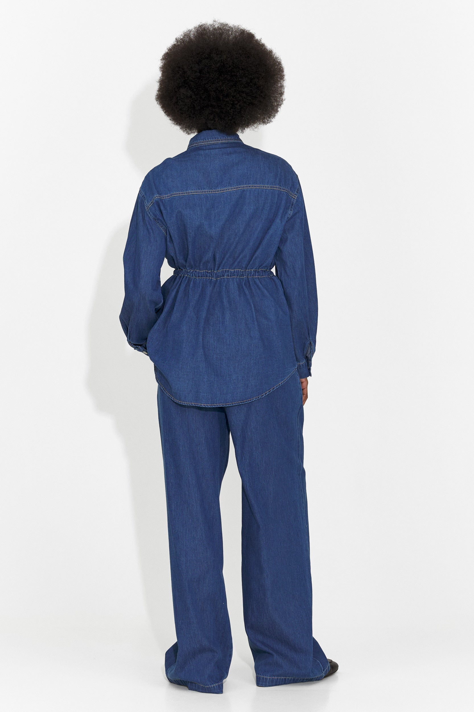 Син дамски ежедневен комплект Jesie Bogas