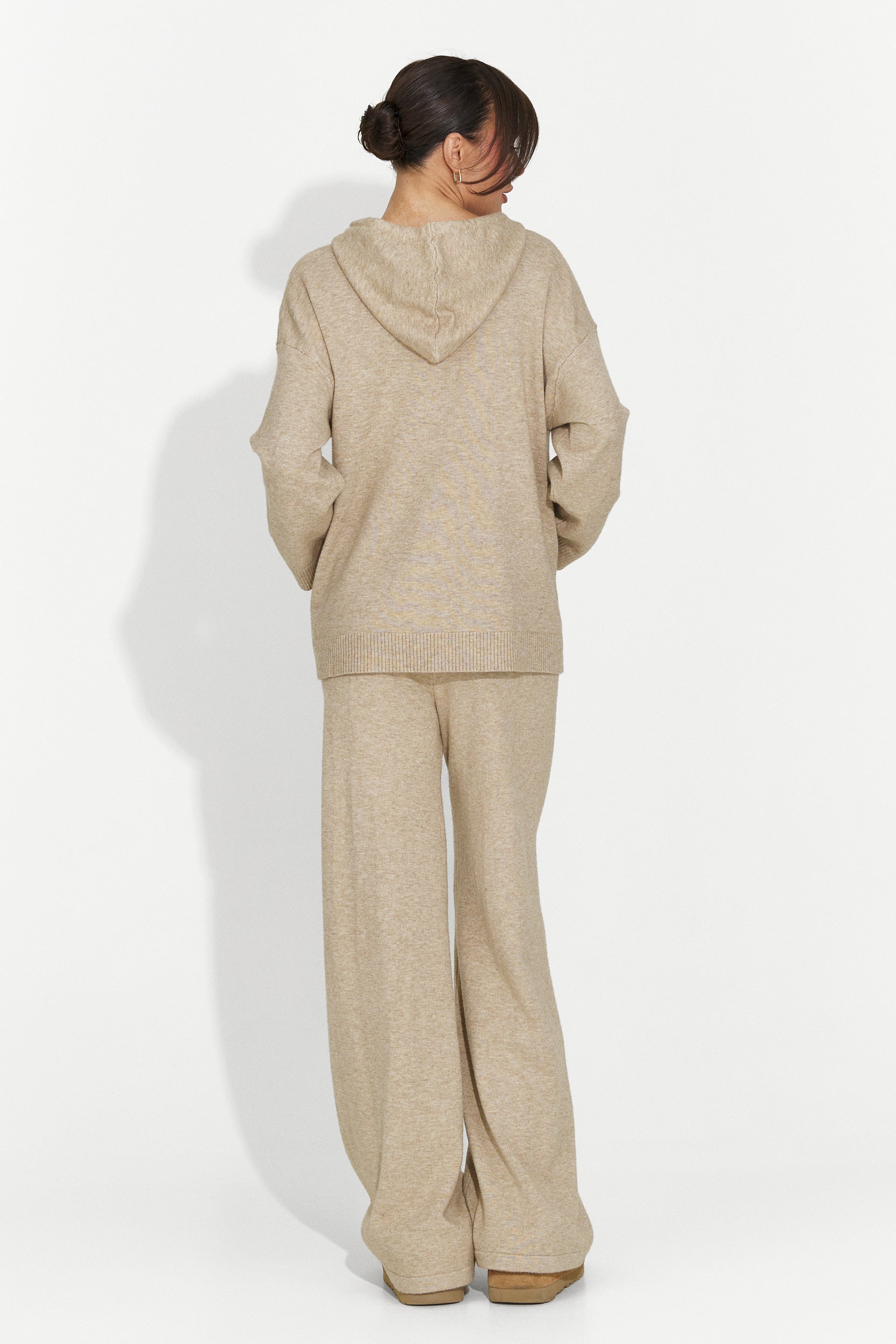 Дамски комплект ежедневен бежов Adania Bogas