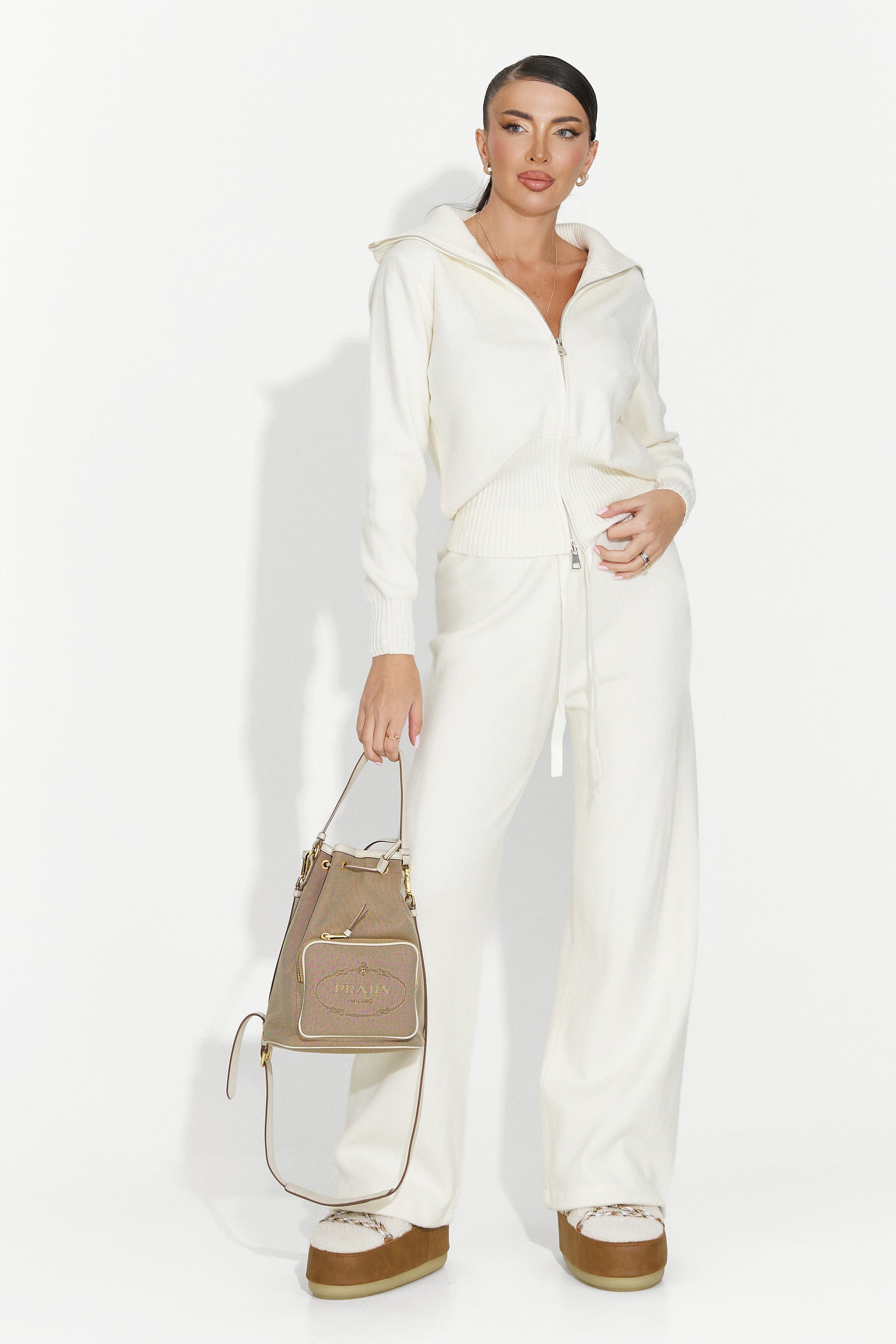 Дамски комплект ежедневен бежов Glenira Bogas