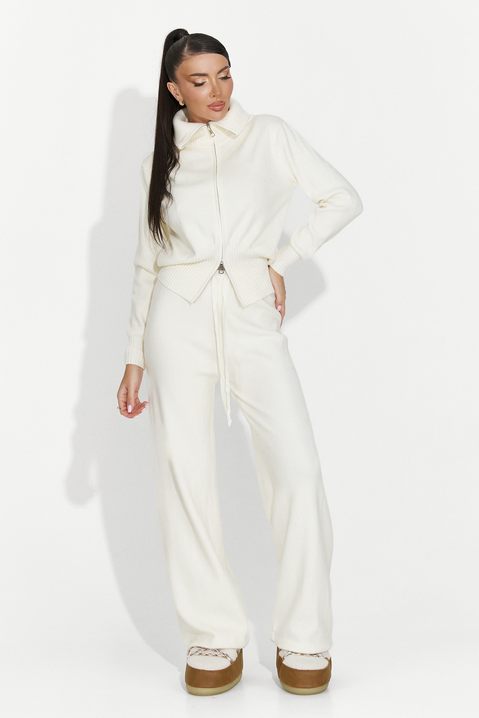 Дамски комплект ежедневен бежов Glenira Bogas