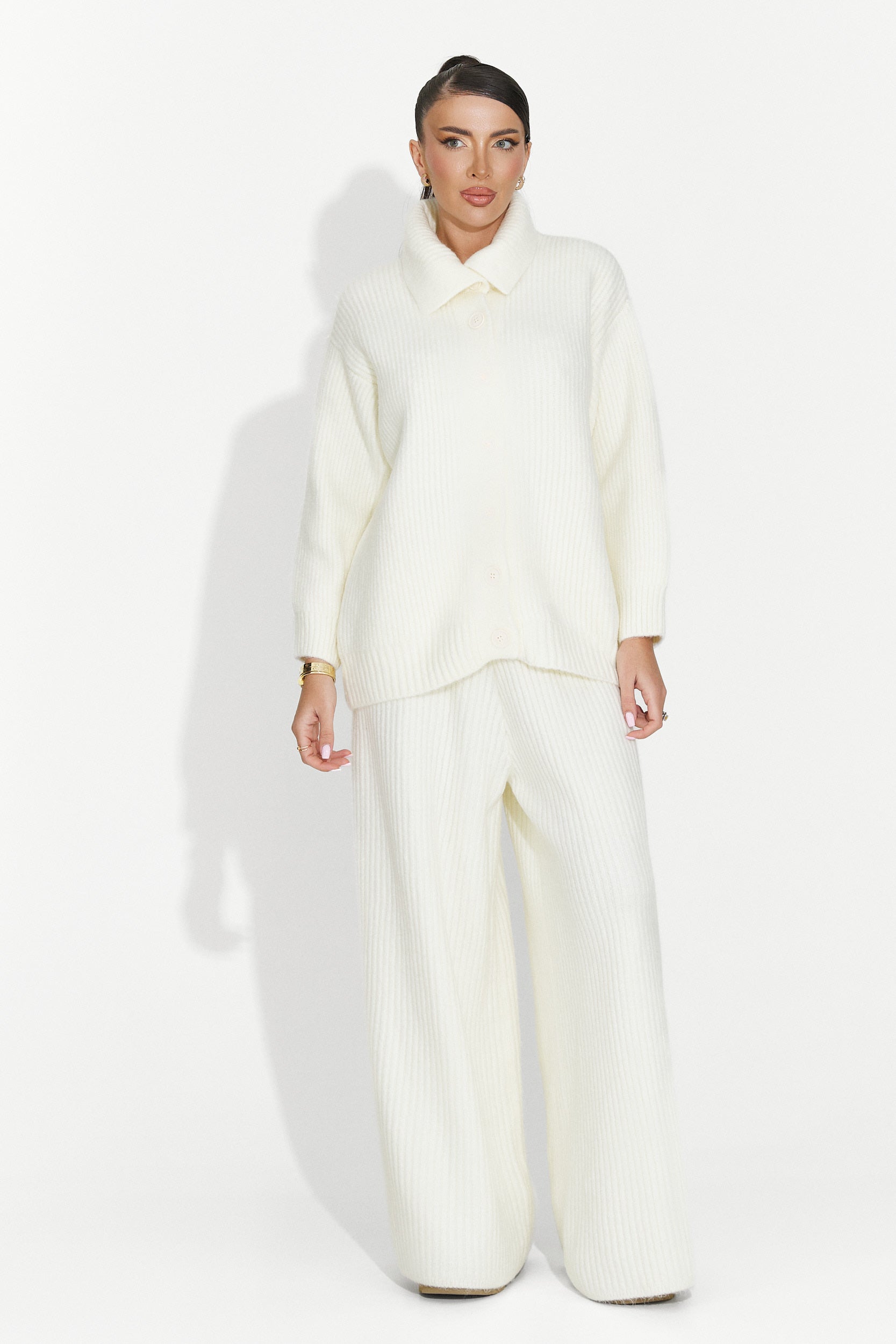 Дамски комплект ежедневен бежов Verlia Bogas