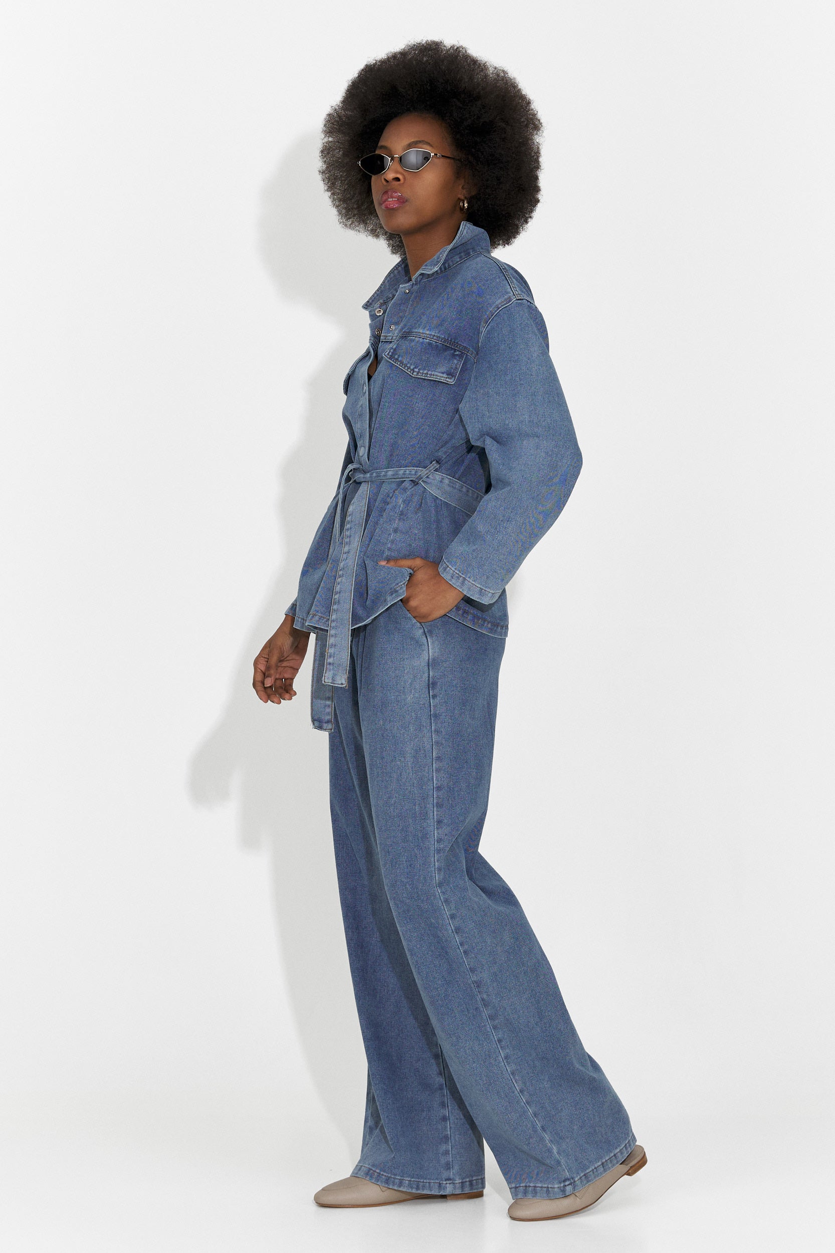 Дамски комплект за ежедневие в светлосиньо Isabele Bogas