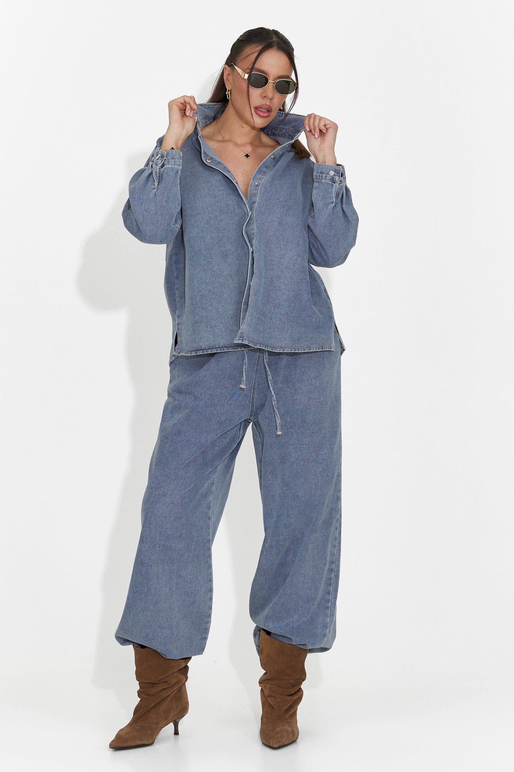 Дамски комплект за ежедневие в светлосиньо Simena Bogas