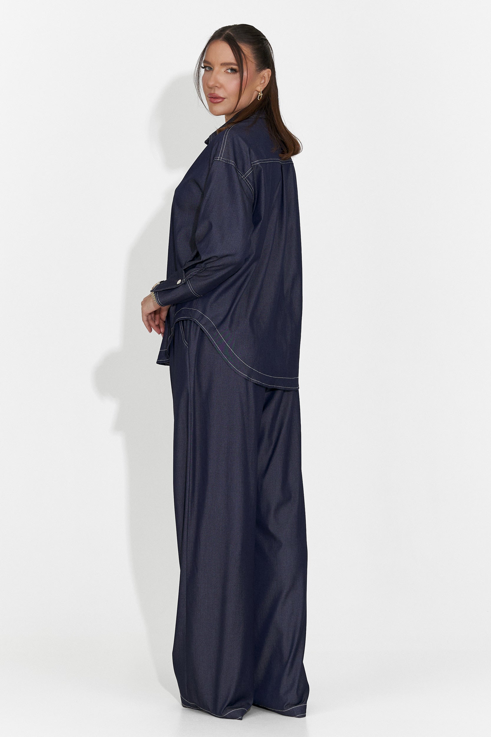 Дамски комплект за ежедневие в тъмносиньо Elisio Bogas