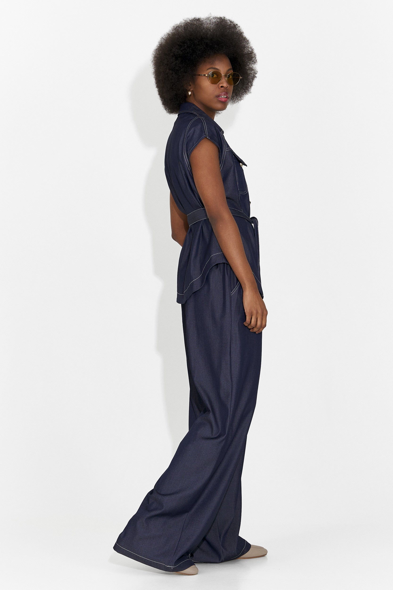 Дамски комплект за ежедневие в тъмносиньо Enolia Bogas