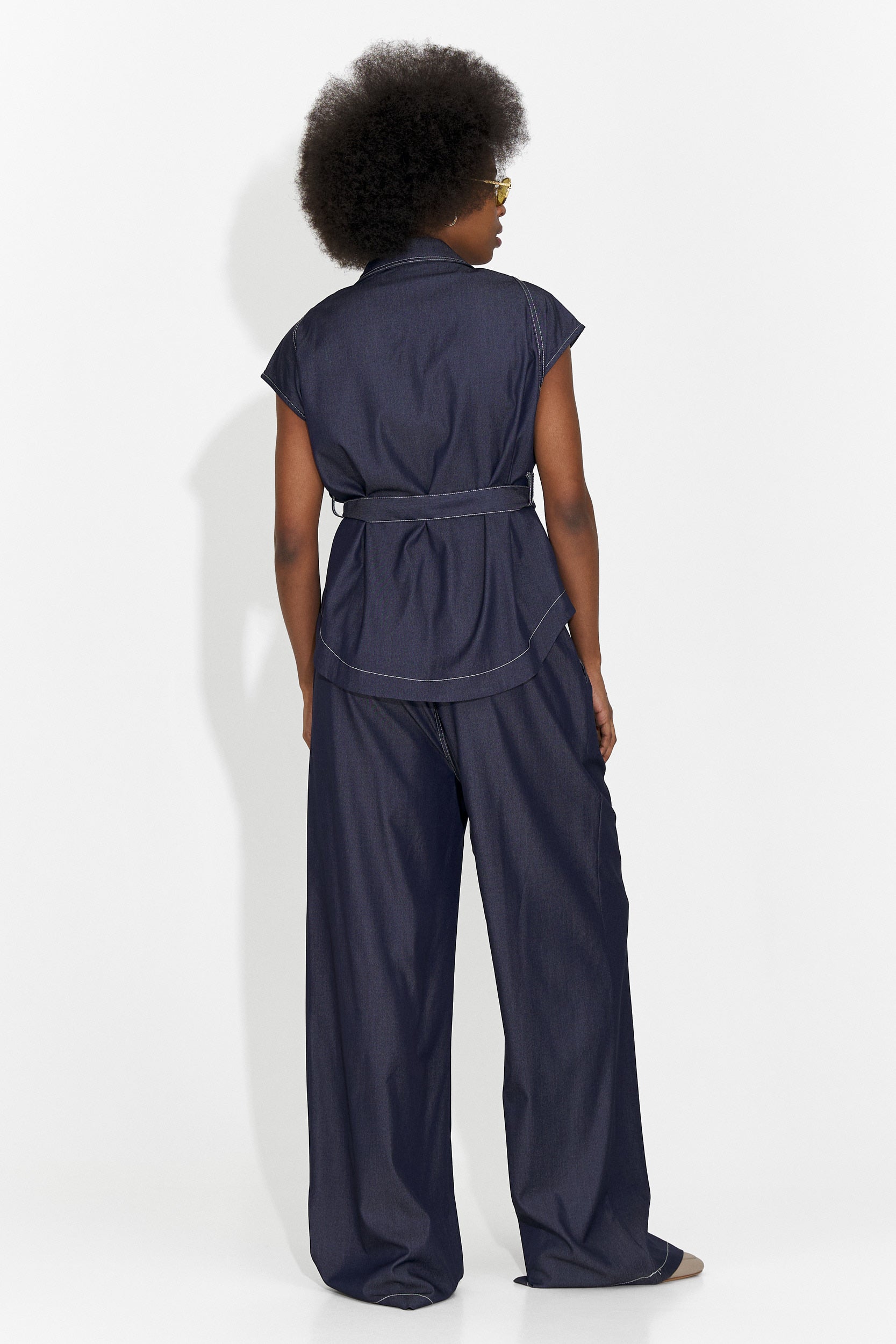 Дамски комплект за ежедневие в тъмносиньо Enolia Bogas