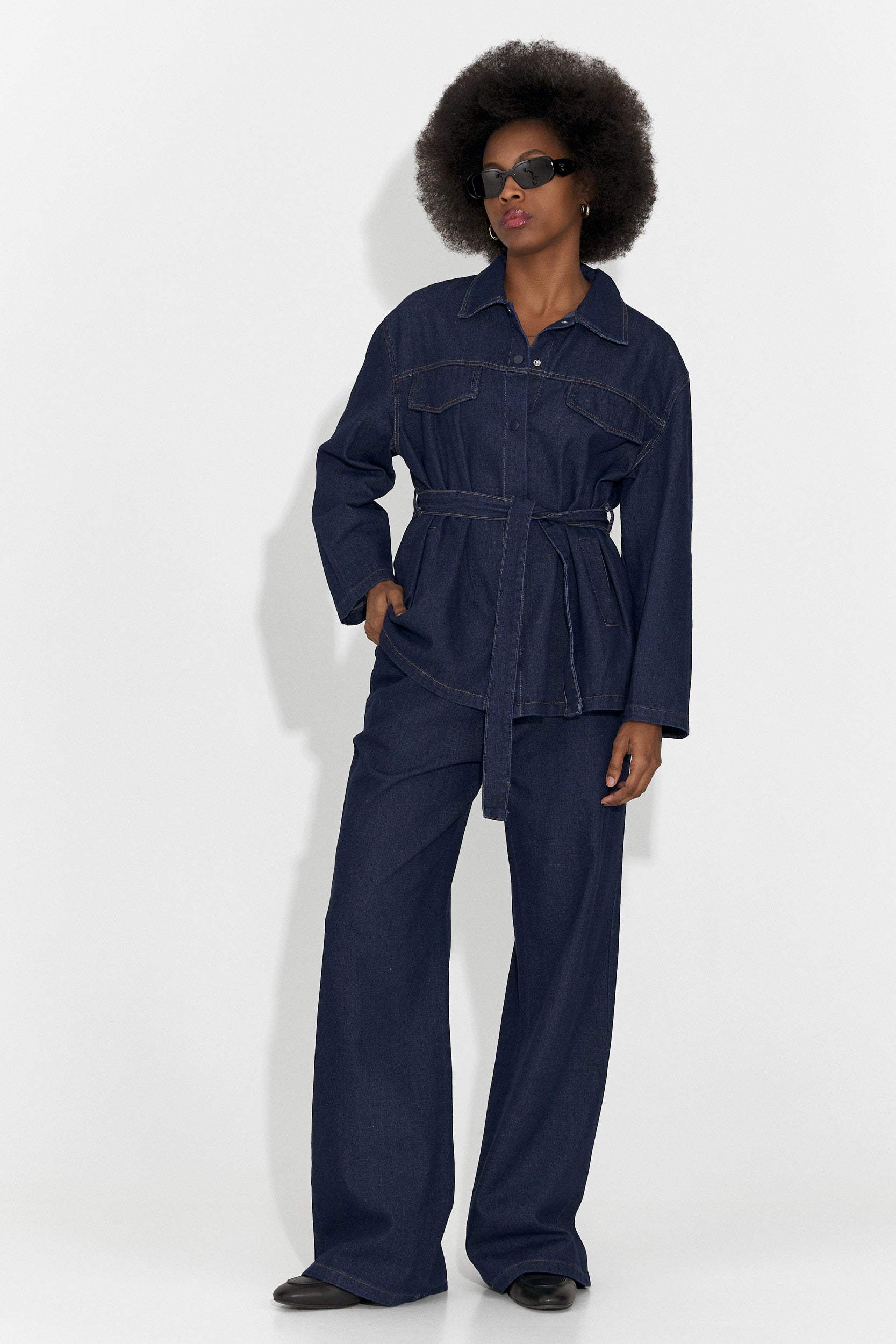 Дамски ежедневен комплект в тъмносиньо Isabele Bogas