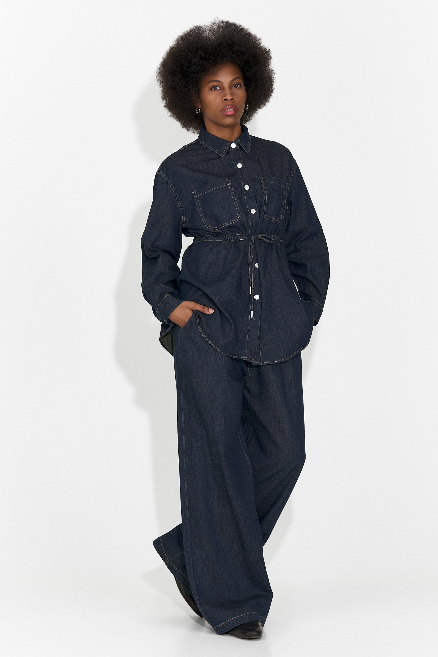 Дамски комплект за ежедневие в тъмносиньо Jesie Bogas