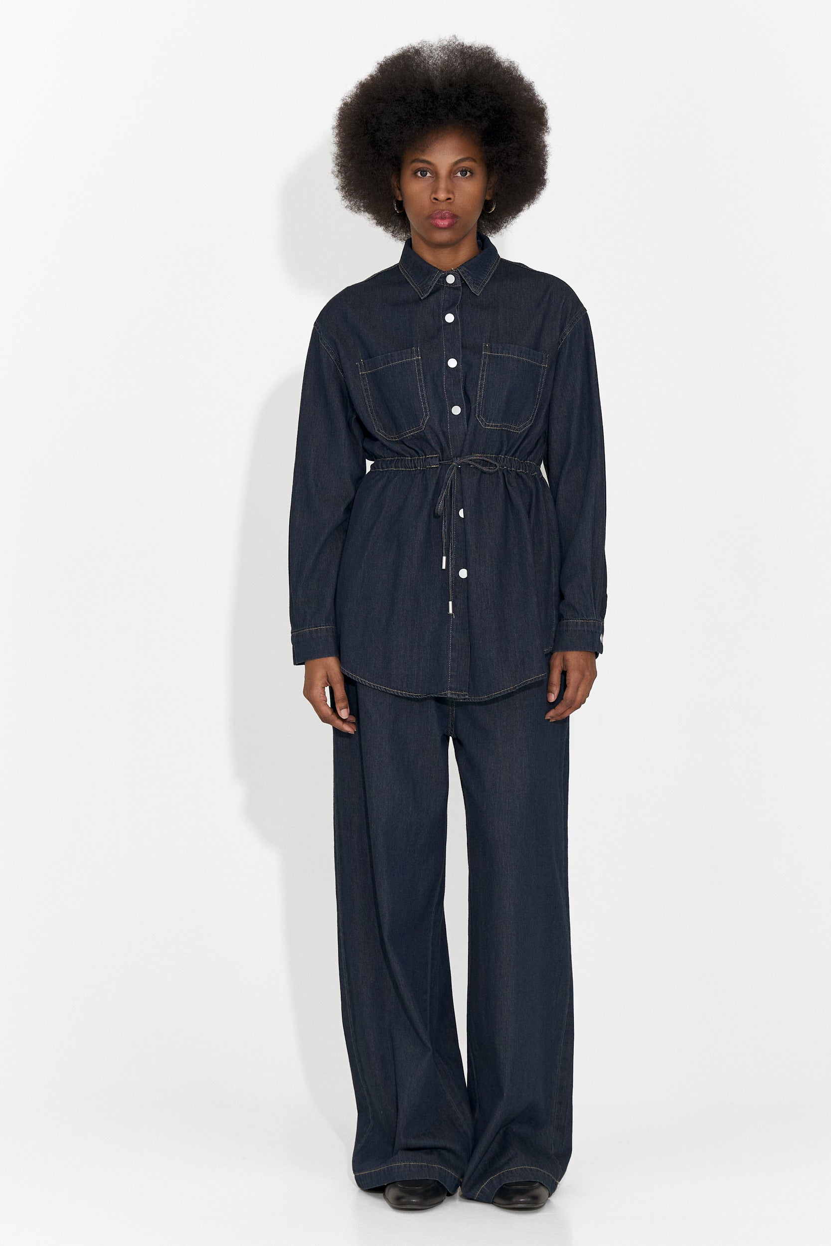 Дамски комплект за ежедневие в тъмносиньо Jesie Bogas