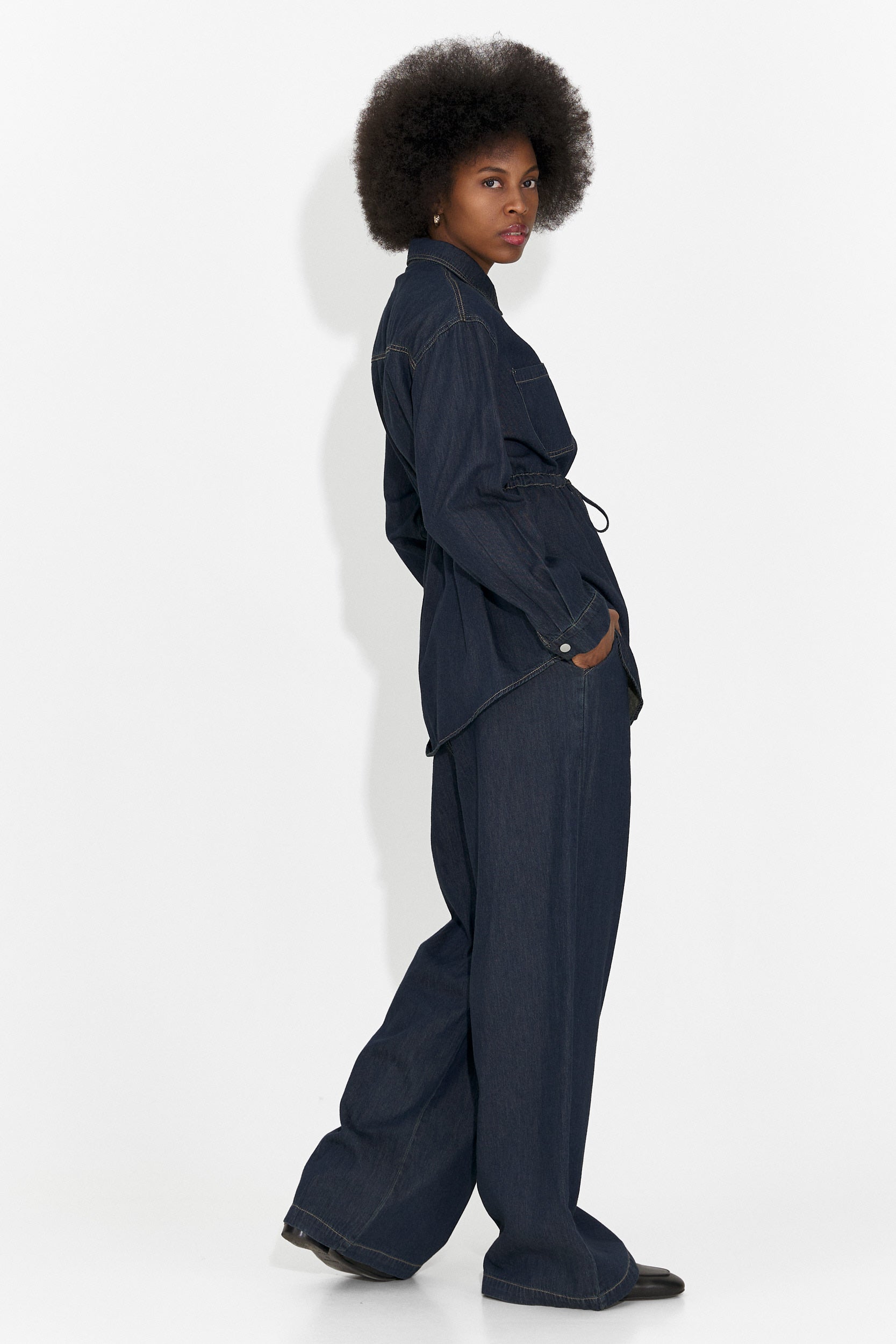 Дамски комплект за ежедневие в тъмносиньо Jesie Bogas