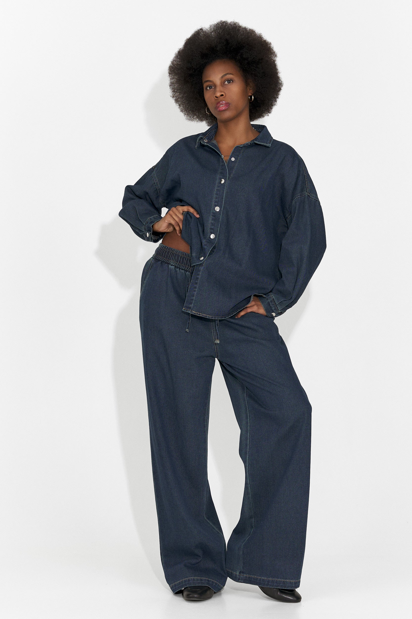 Дамски комплект за ежедневие в тъмносиньо Simena Bogas