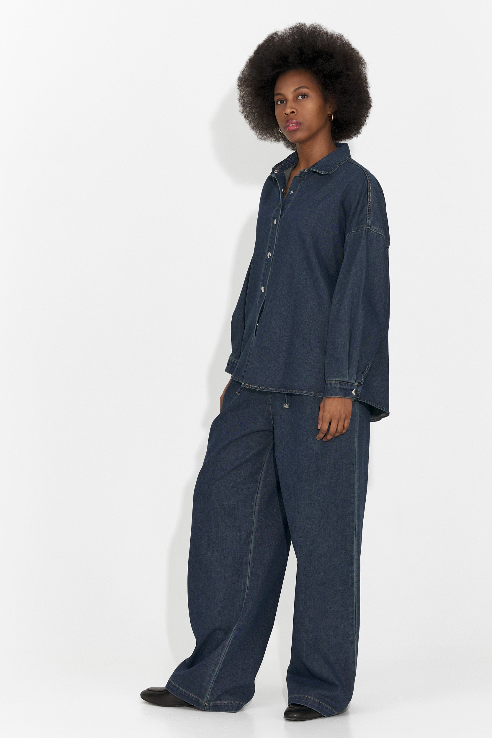 Дамски комплект за ежедневие в тъмносиньо Simena Bogas